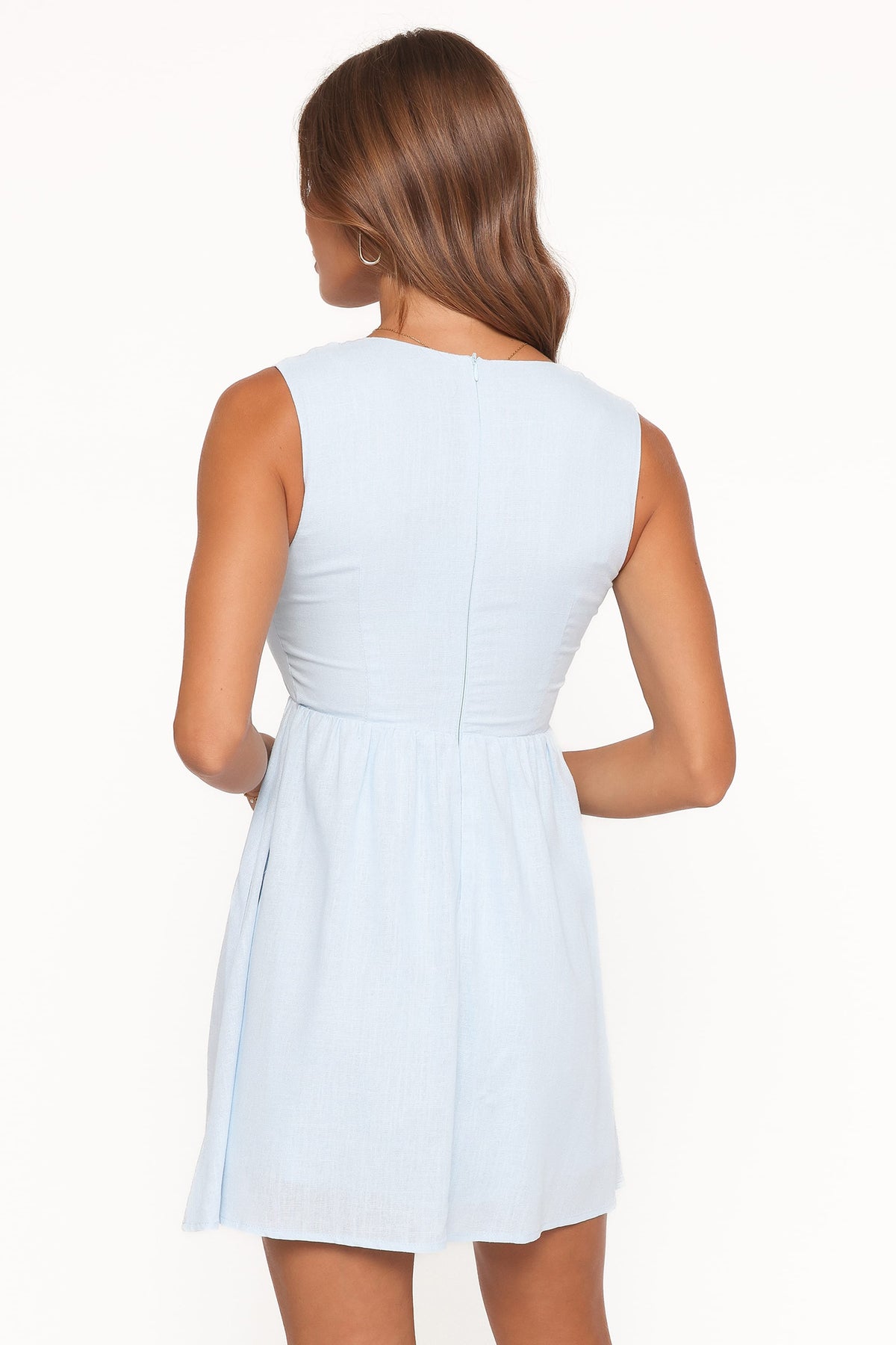 Zarly Mini Dress in Pale Blue – view 5 of 7