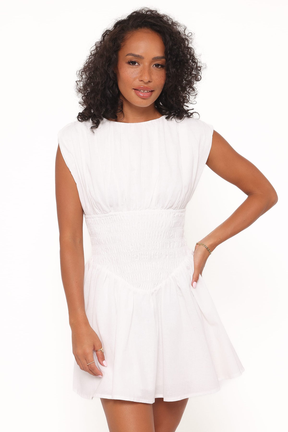Ziva Mini Dress in White – view 1 of 6