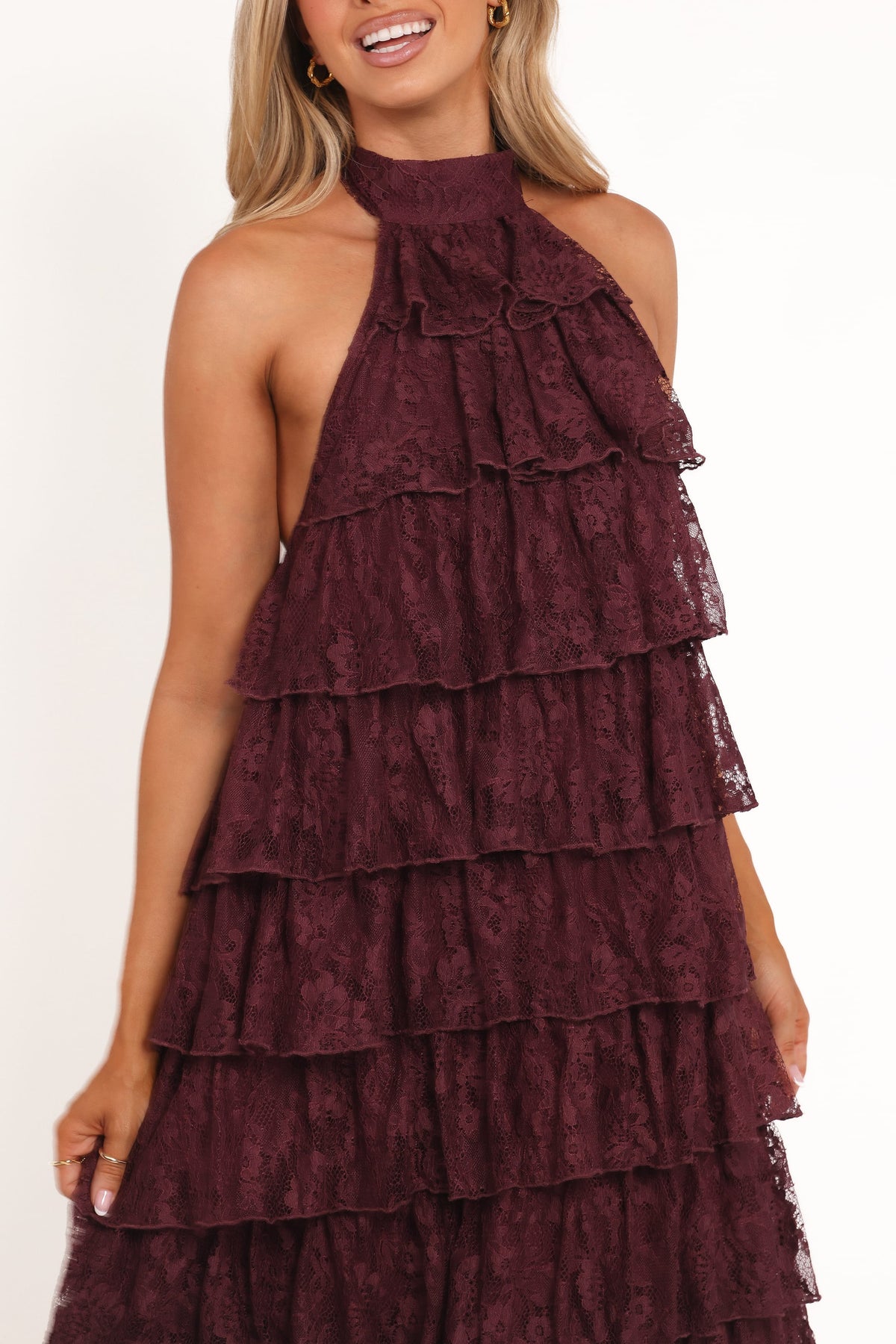 Zoella Maxi Dress in Cherry Lace – view 7 of 9