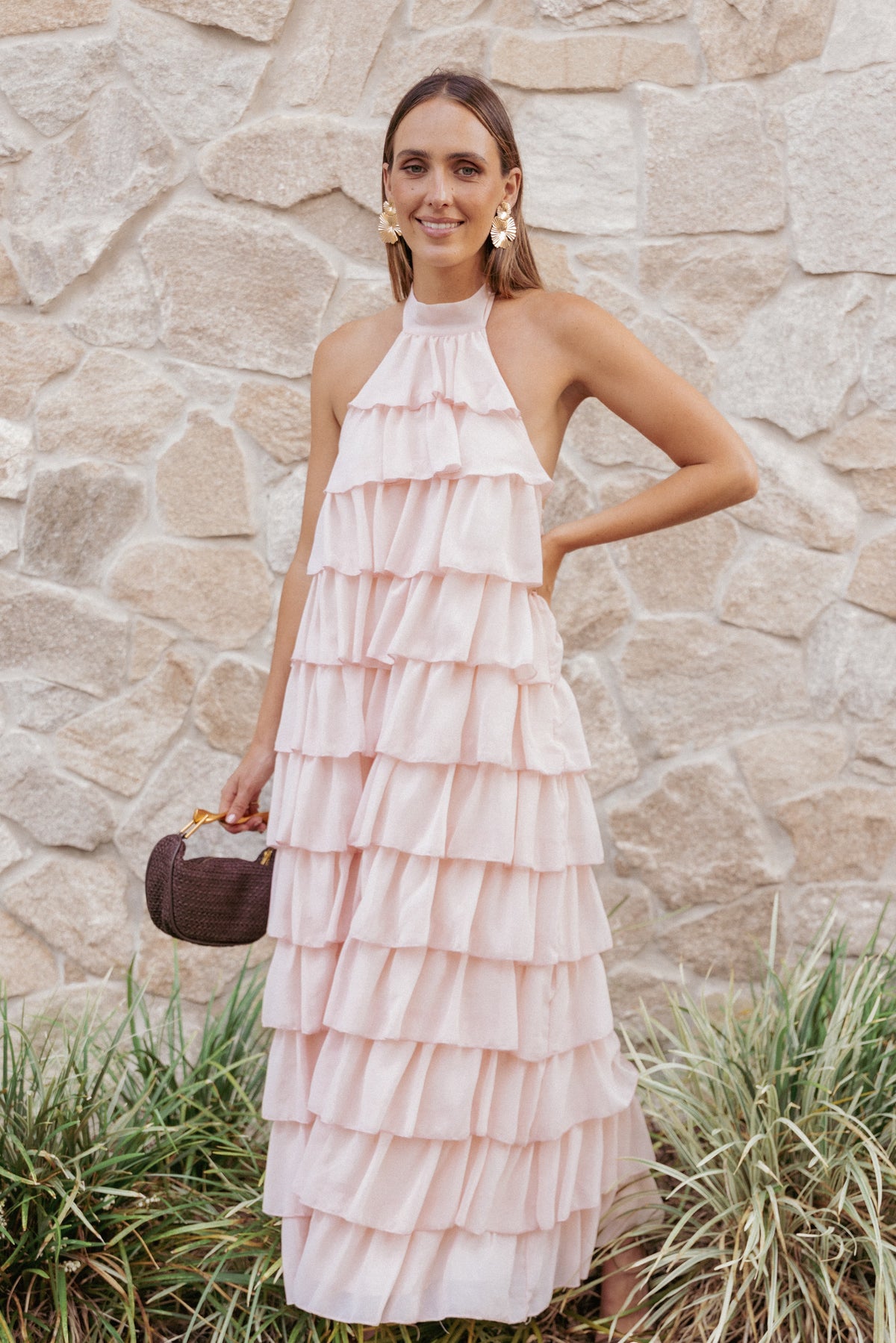 Zoella Maxi Dress in Pink – view 1 of 7