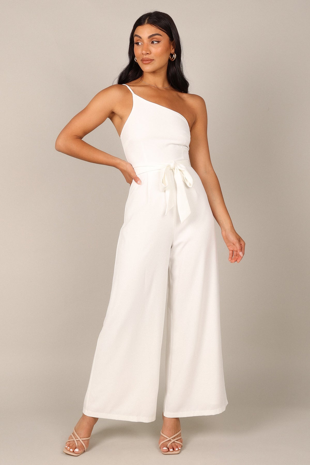 Leyton Jumpsuit in White – view 3 of 12