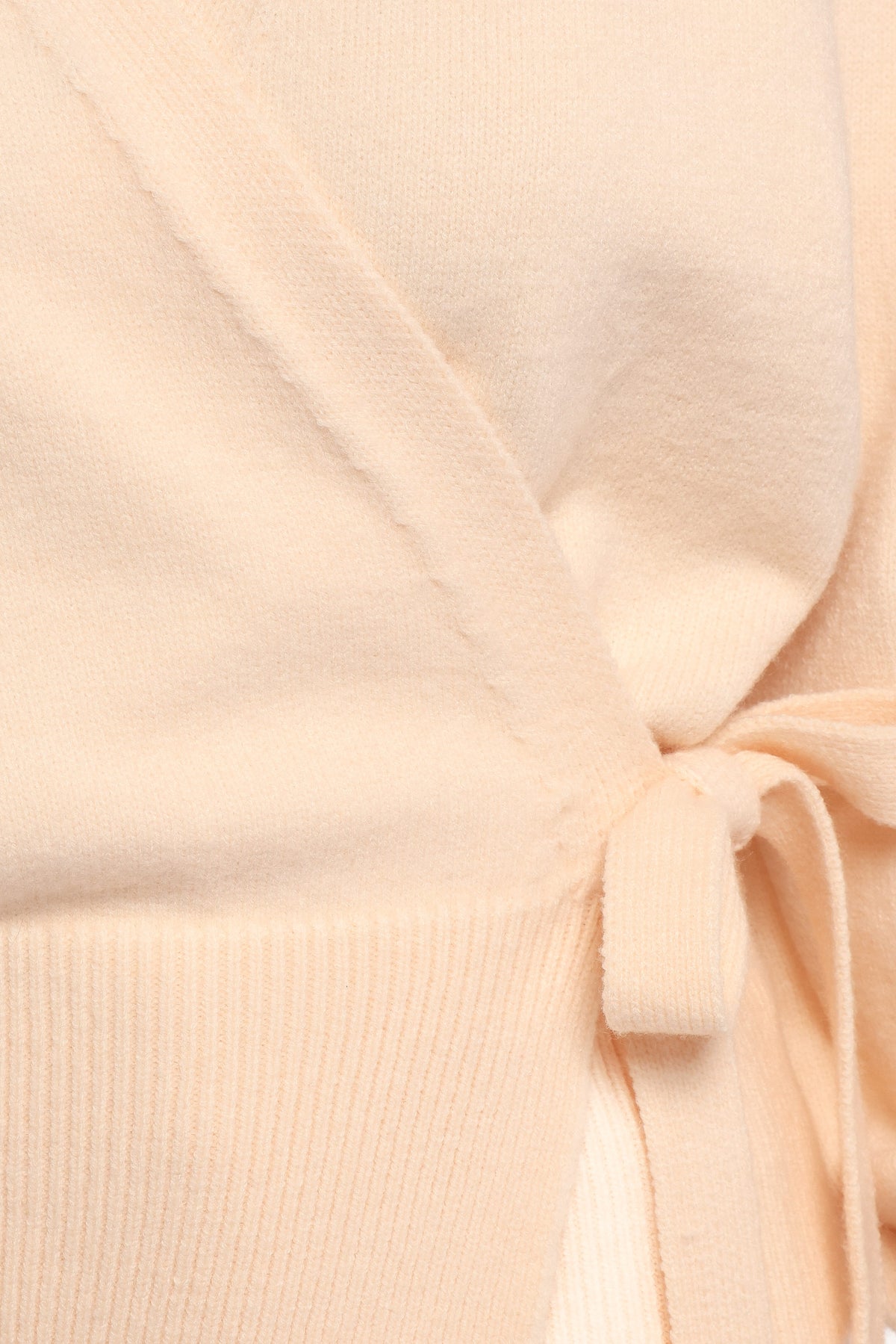 Abbey Ballet Wrap Cardigan in Cream – view 7 of 7