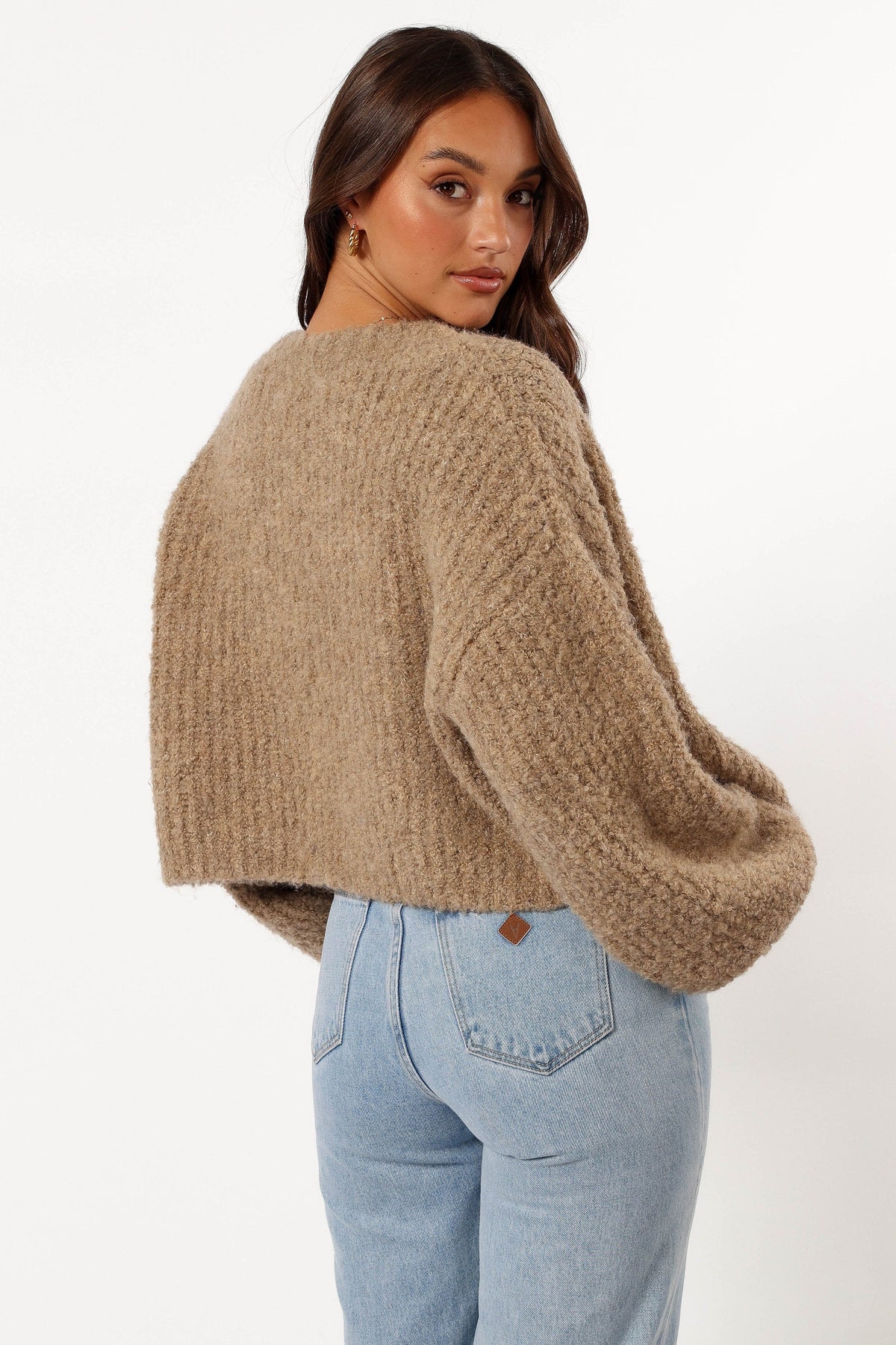 Albertine Cardigan in Latte – view 7 of 11
