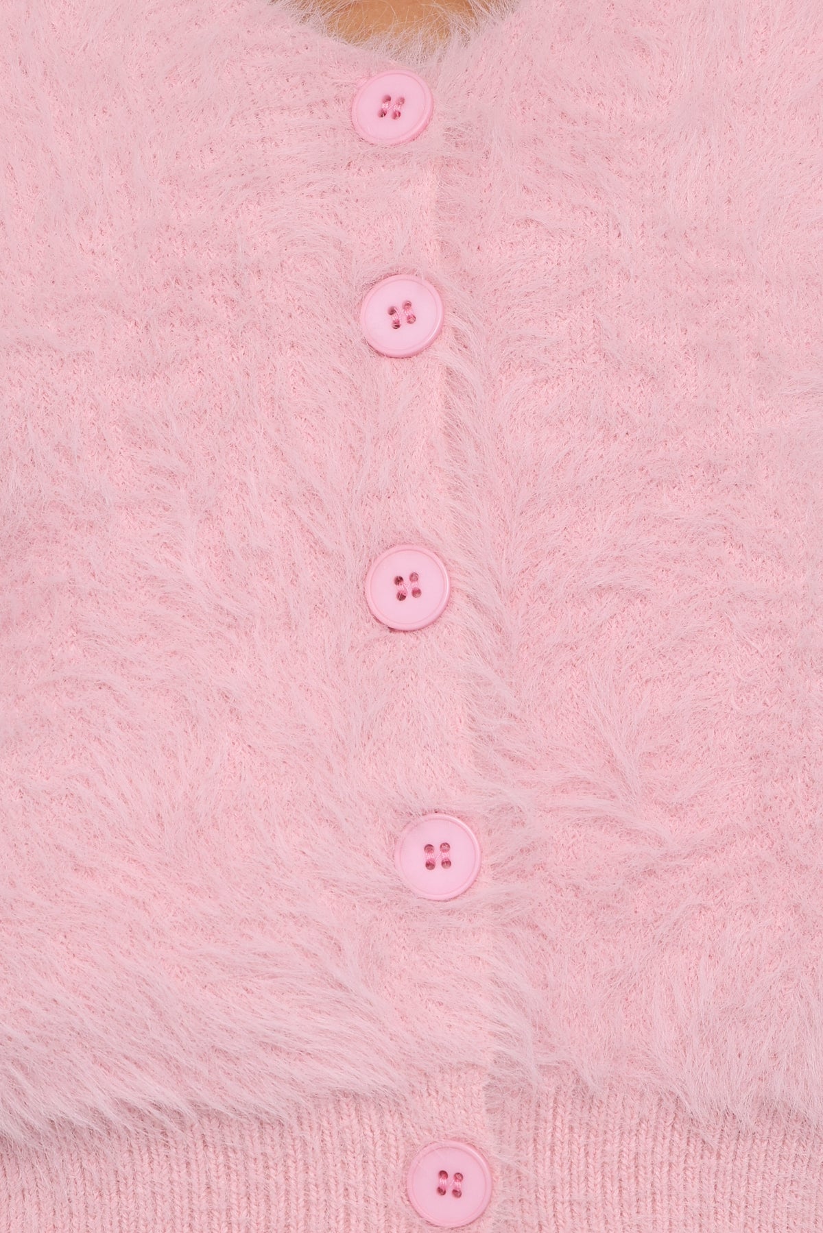 Evelin Cropped Cardigan in Pink – view 6 of 6