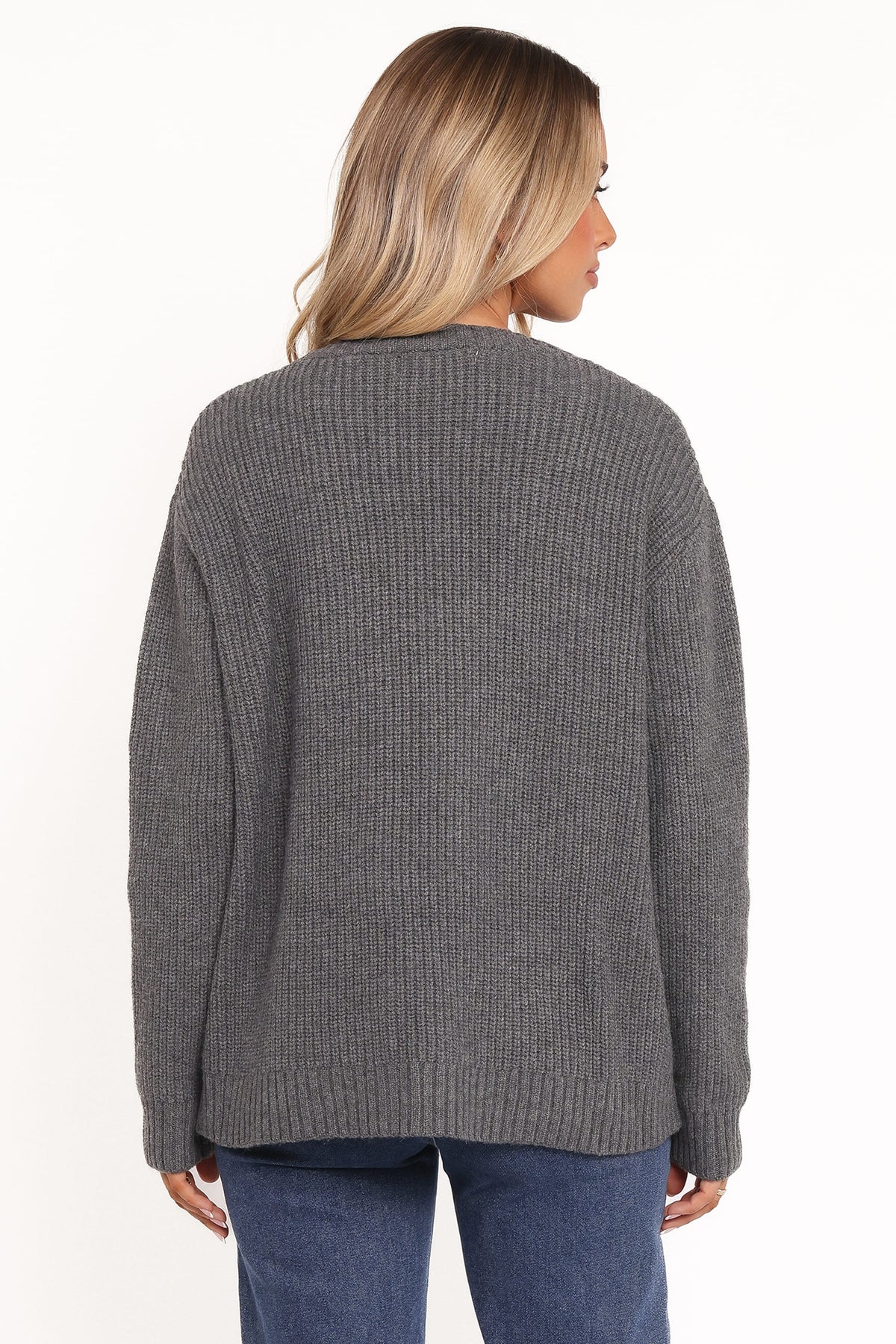 Hammond Tie Up Cardigan in Grey – view 4 of 6