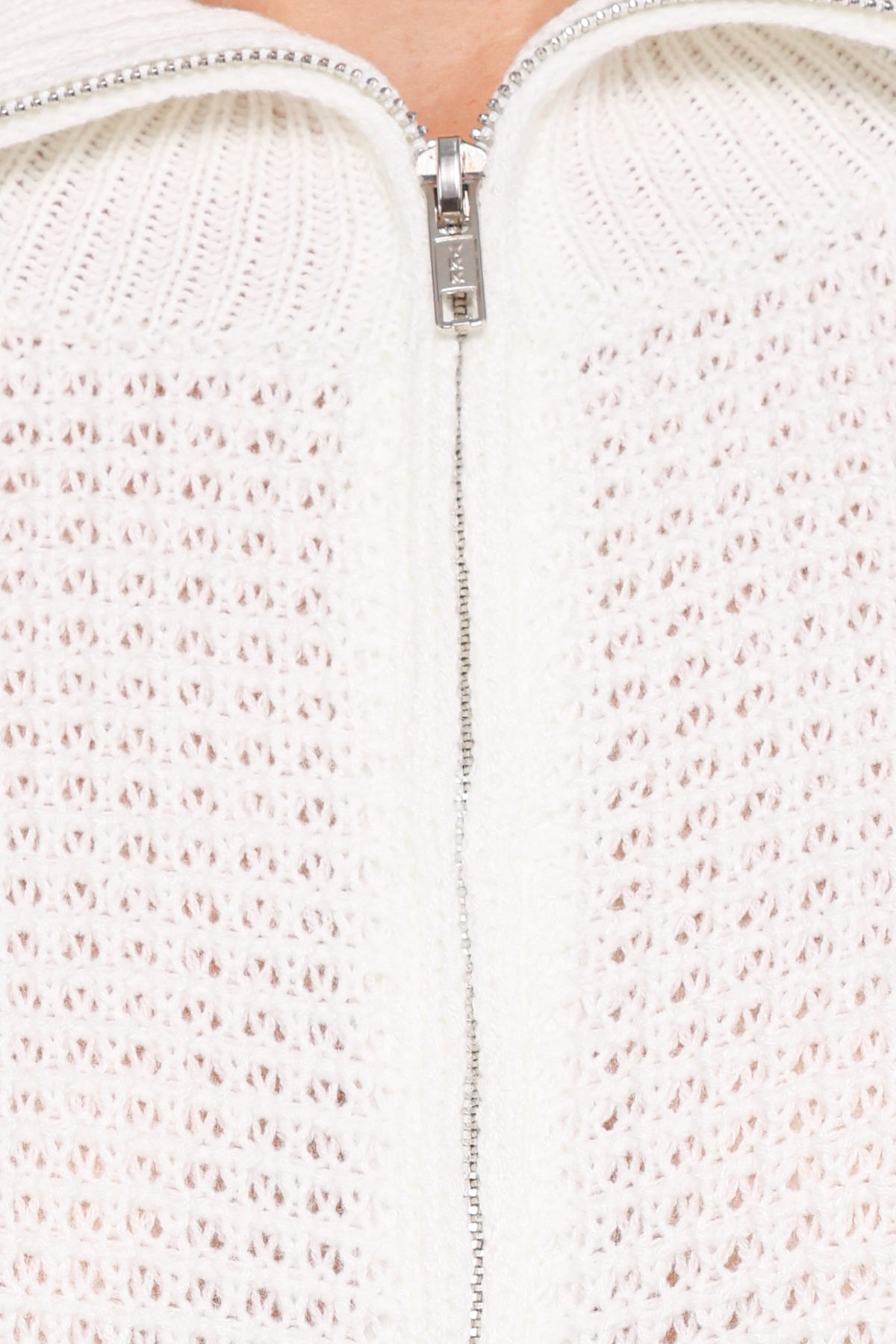 Inara Zip Cardigan in Cream – view 6 of 6