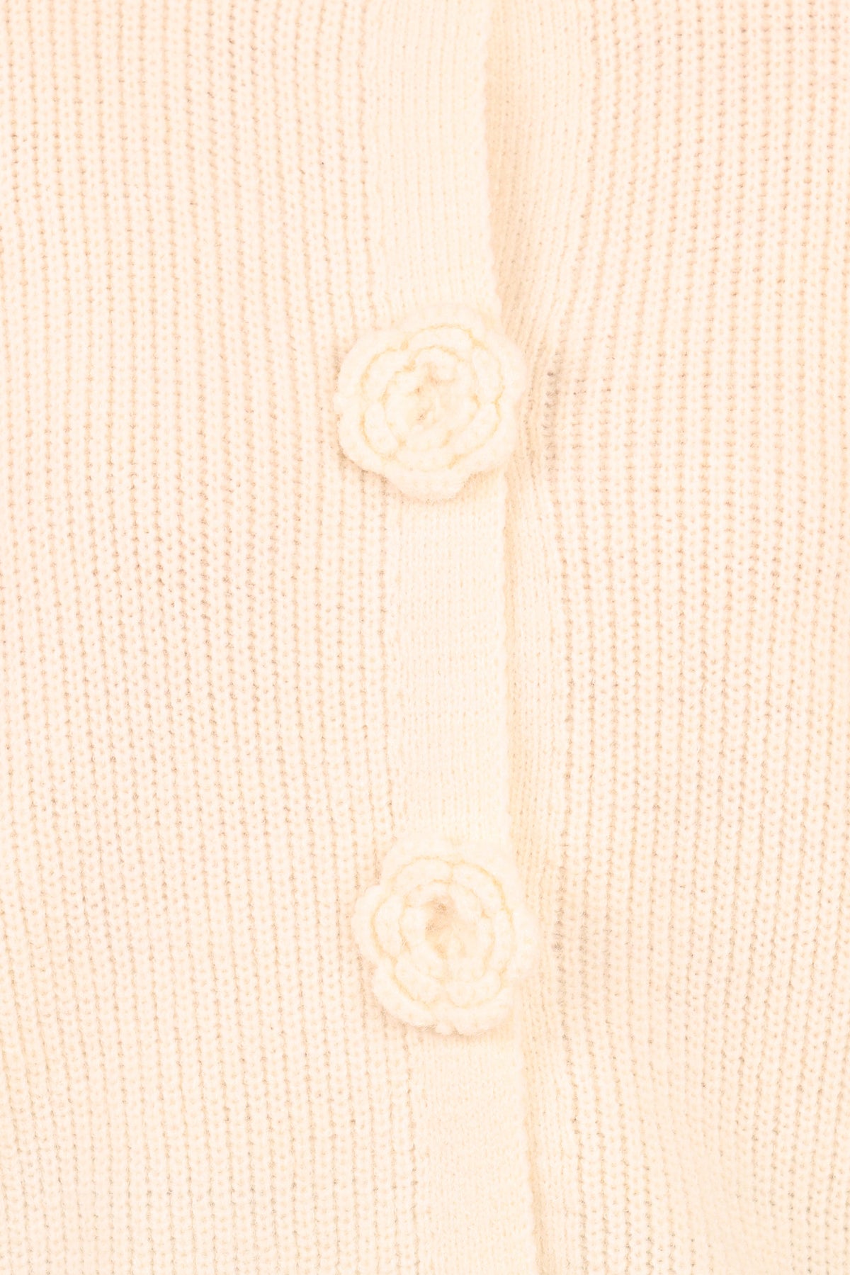 Jones Rosette Cardigan in Cream – view 7 of 7