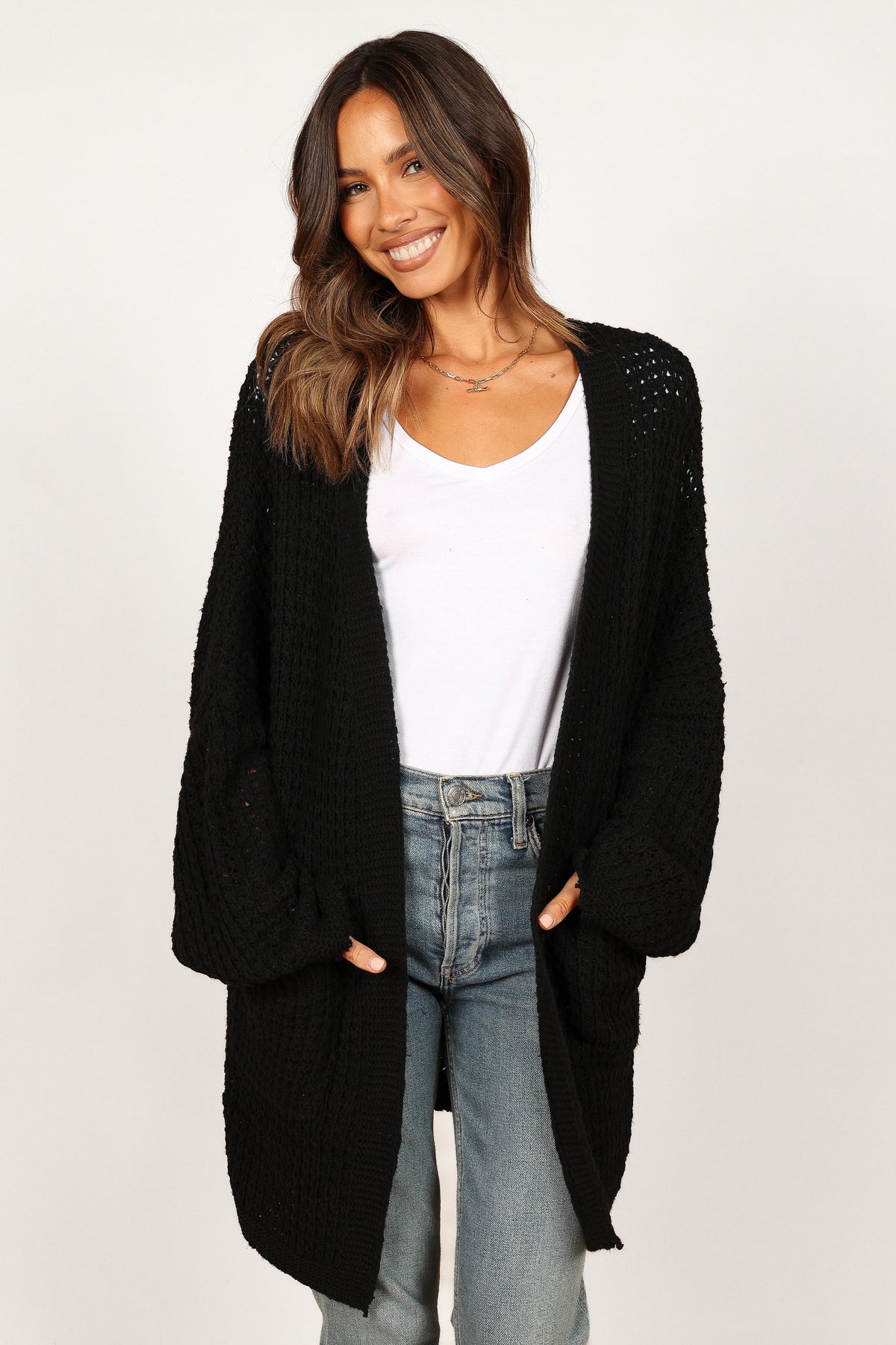 Leyonie Cardigan in Black – view 6 of 10