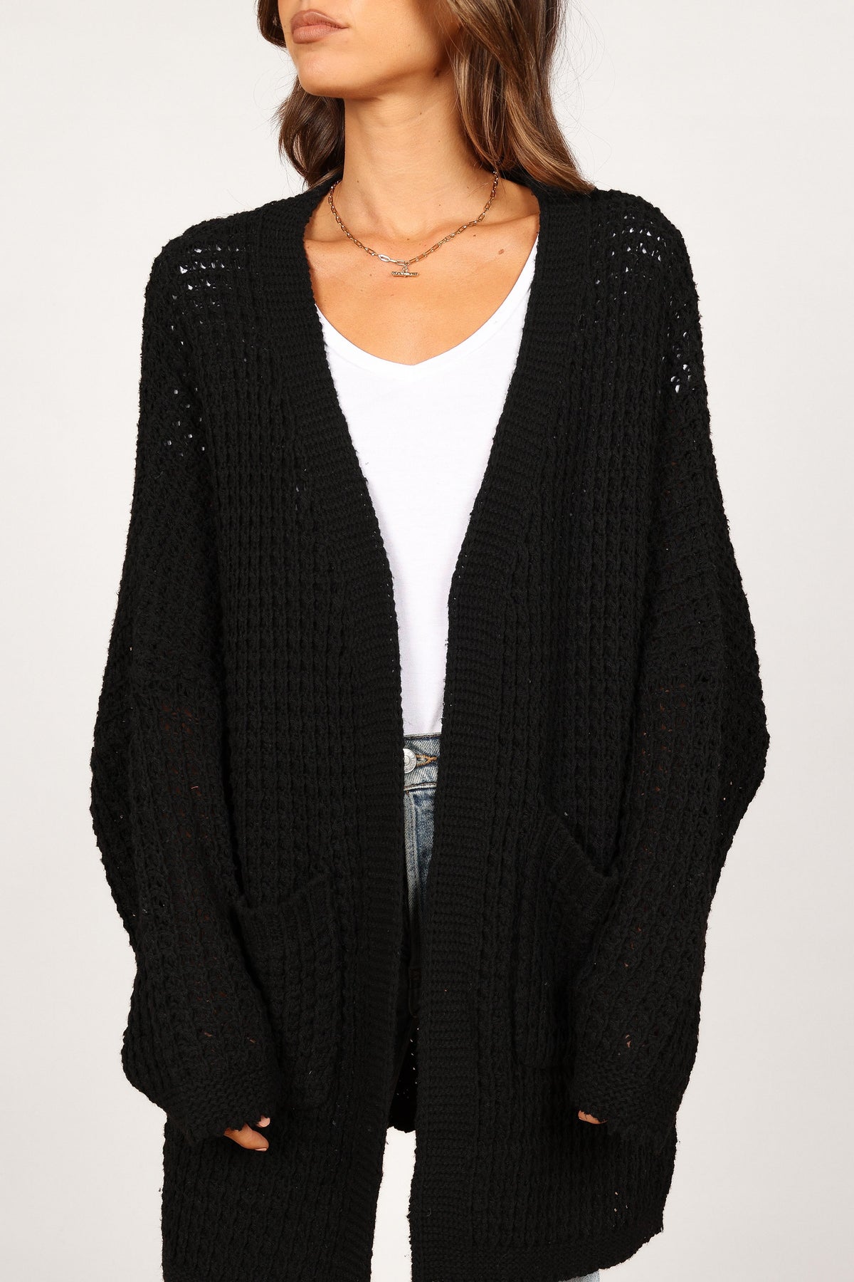 Leyonie Cardigan in Black – view 8 of 10