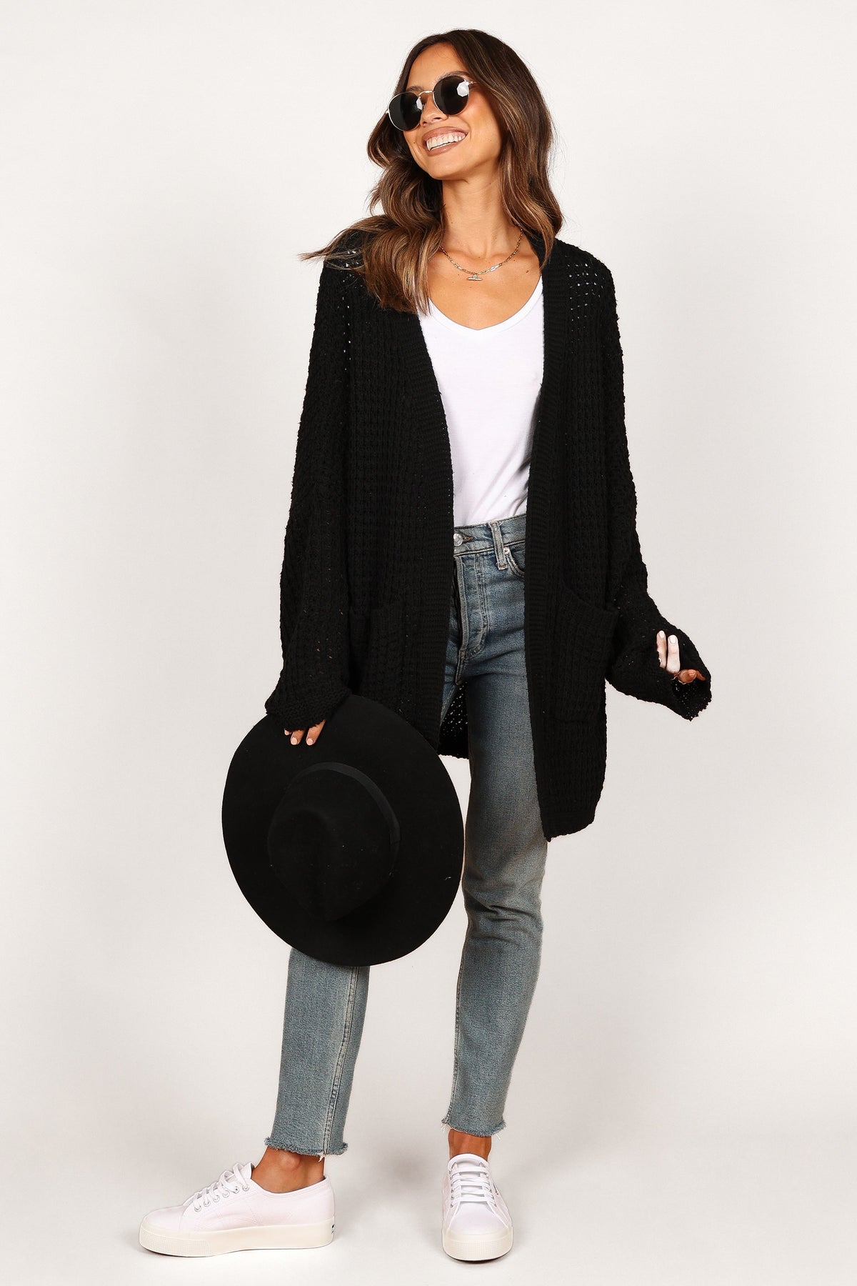 Leyonie Cardigan in Black – view 2 of 10