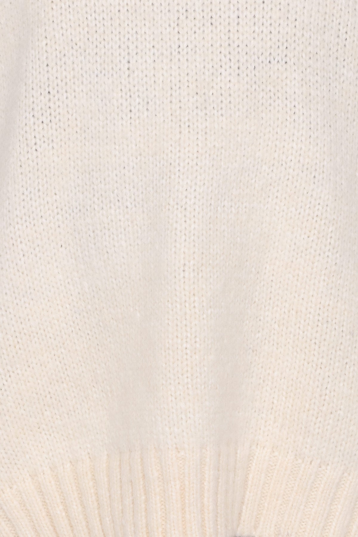 Lloyd Oversized Crew Knit Sweater in Cream – view 7 of 8