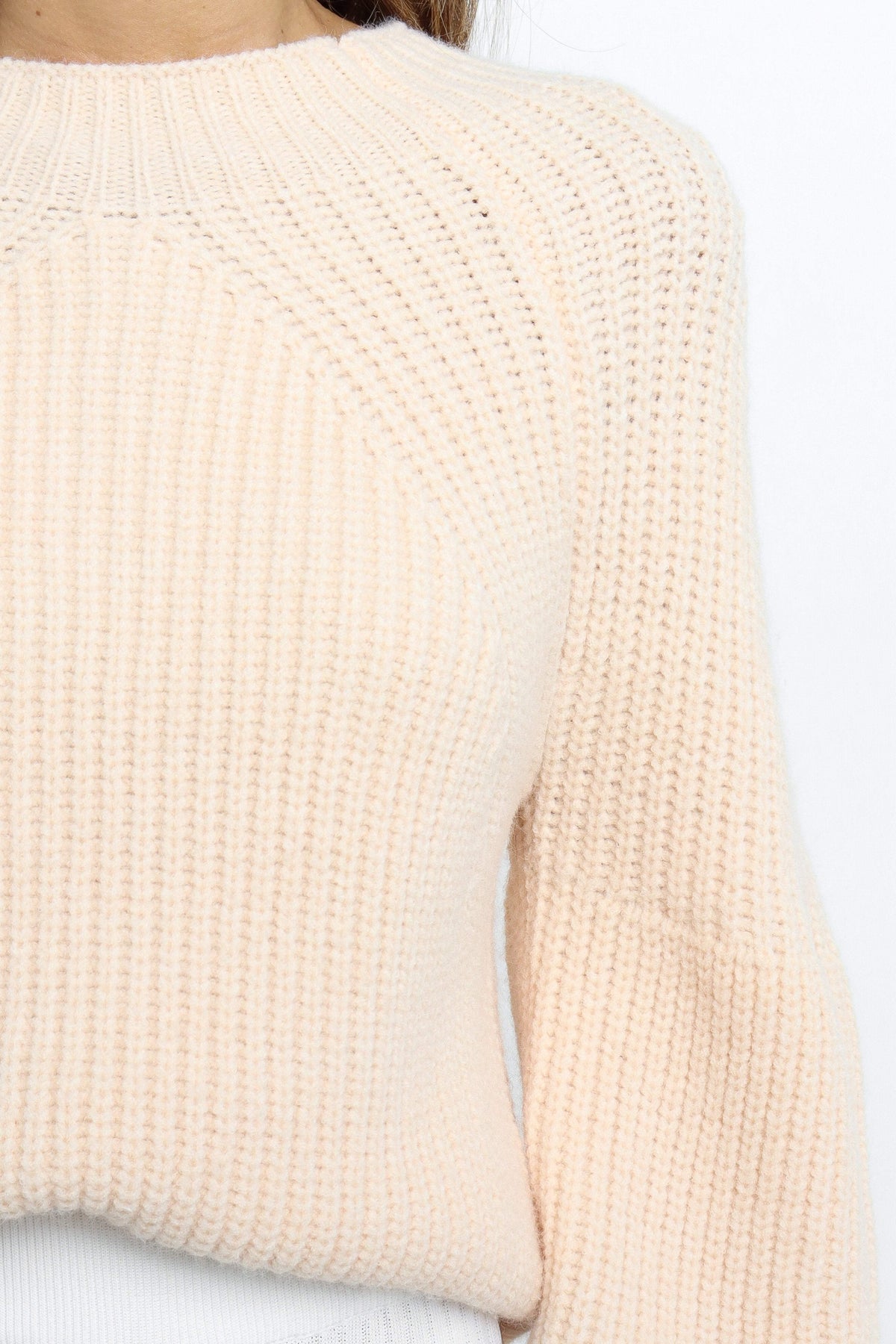 London Knit Sweater in Beige – view 4 of 11