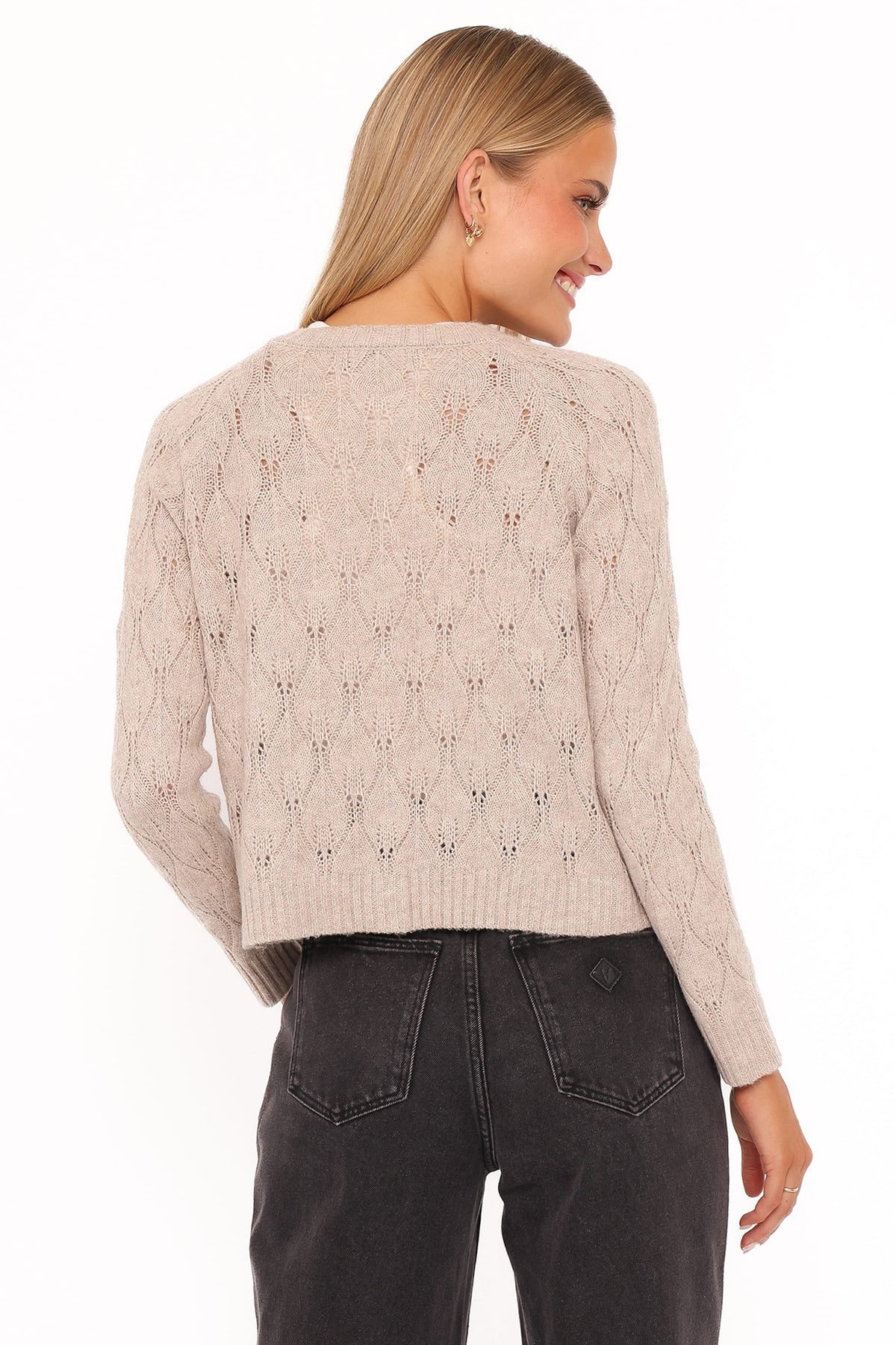 Mattie Cardigan in Beige – view 5 of 7