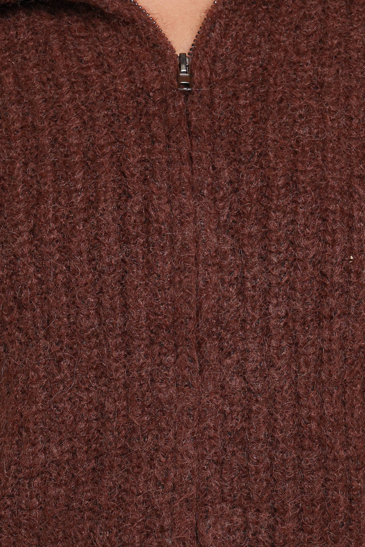 Miffy Zip Through Cardigan in Chocolate – view 7 of 7