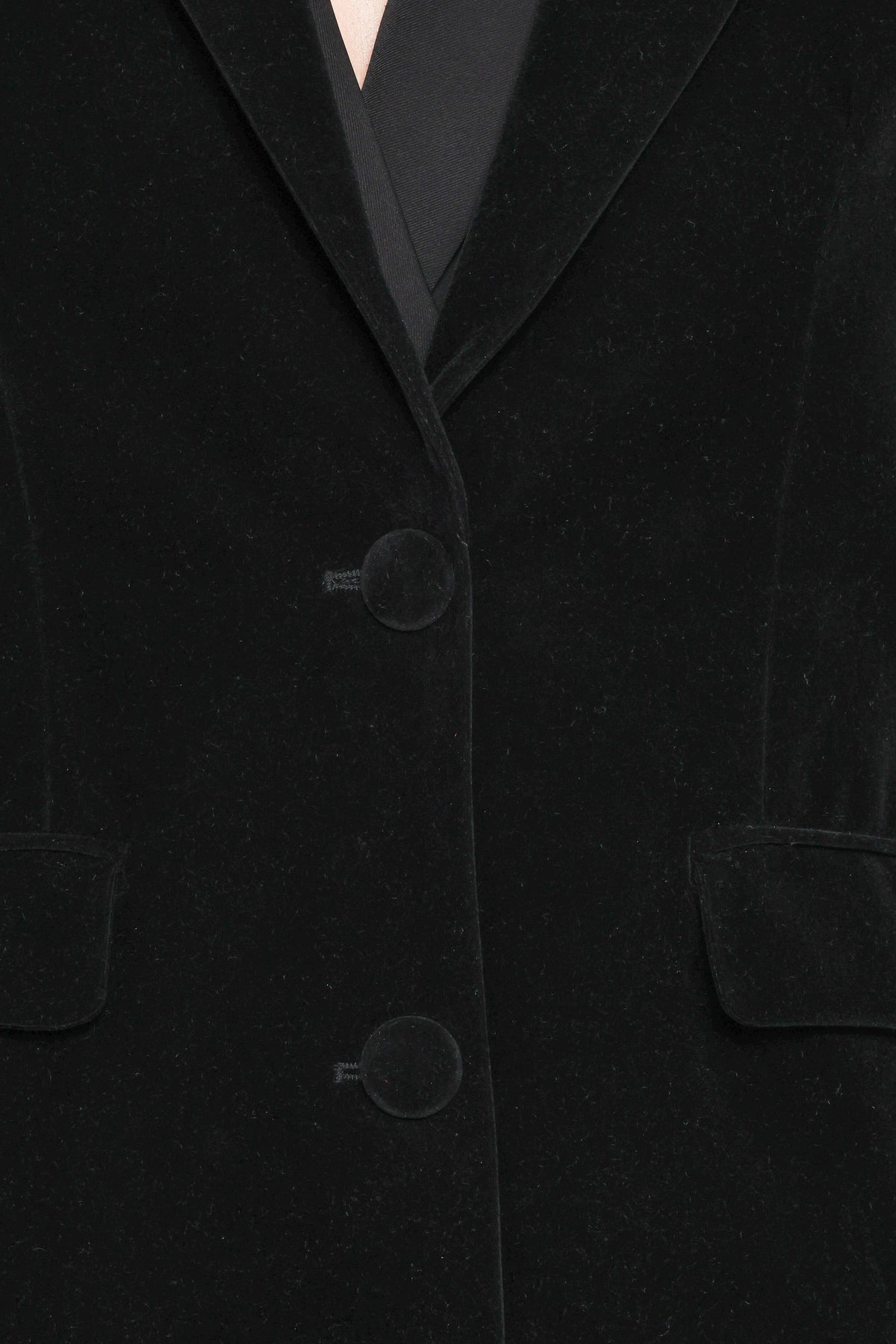 Clive Velvet Blazer in Black – view 5 of 6