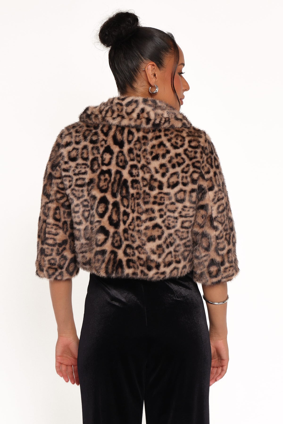Florian Cropped Jacket in Leopard – view 5 of 9