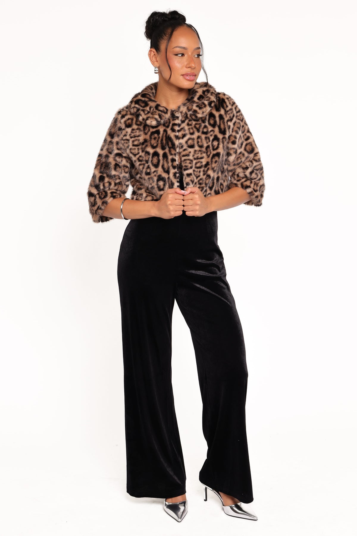 Florian Cropped Jacket in Leopard – view 6 of 9