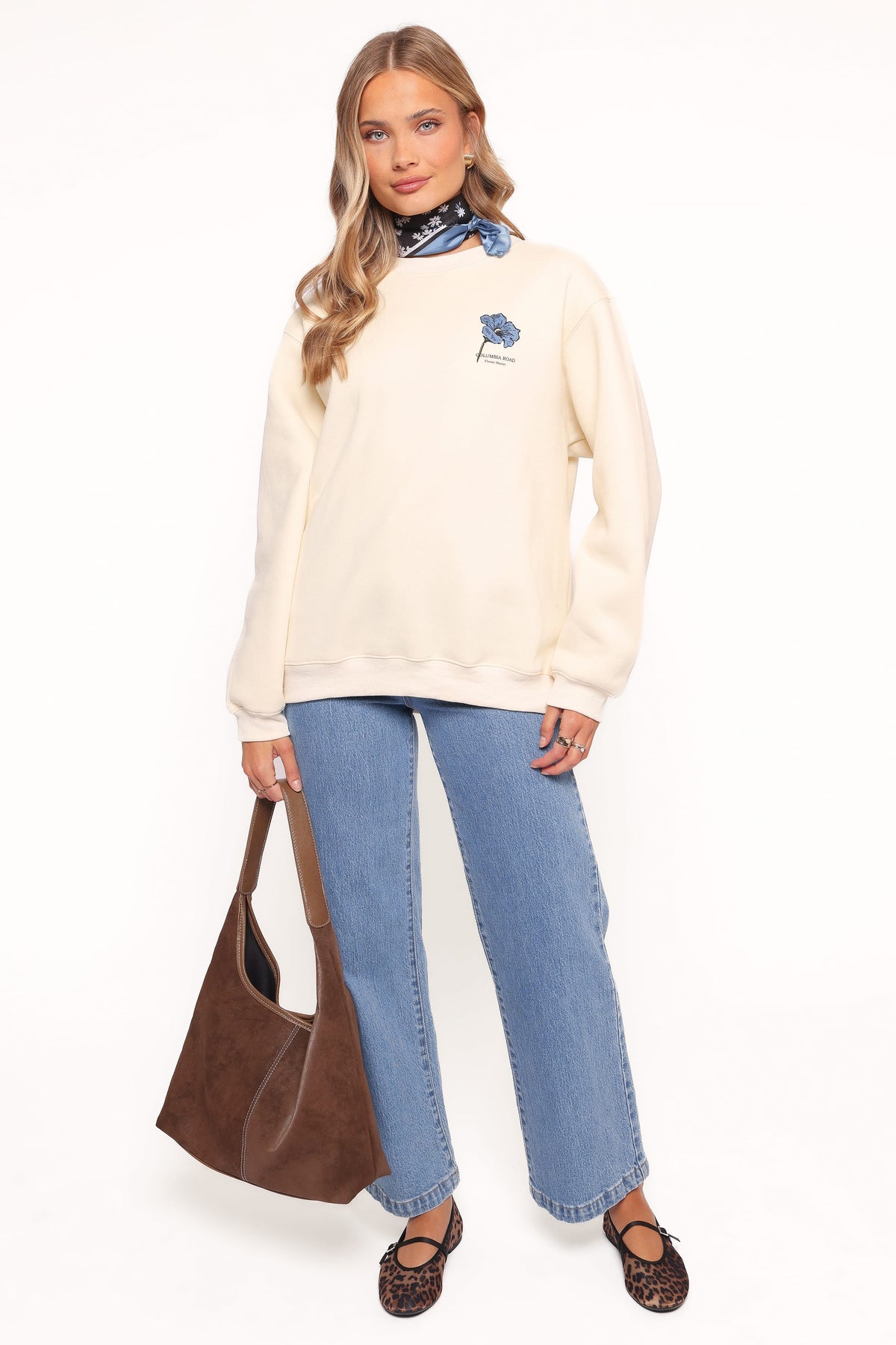 Flower Market Sweatshirt in Cream – view 5 of 6