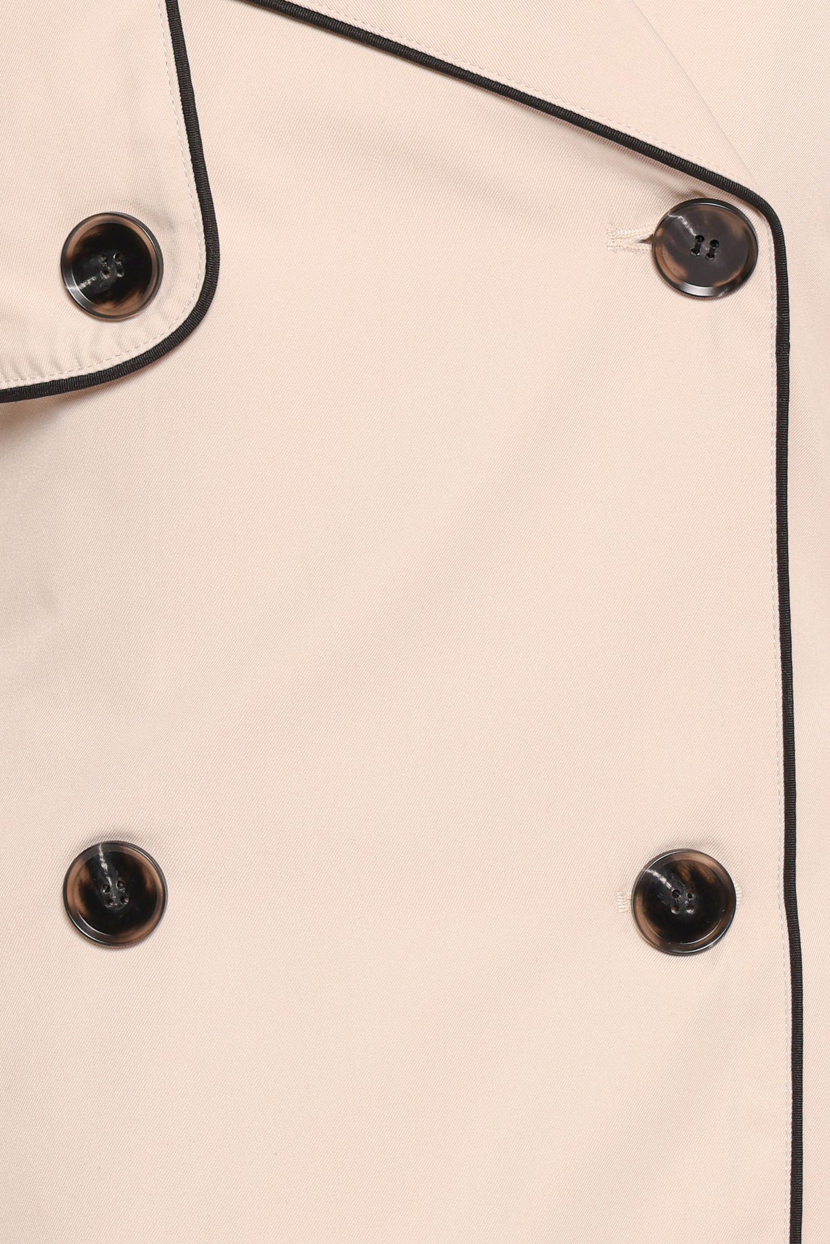 Franklin Cropped Trench in Ecru – view 8 of 8