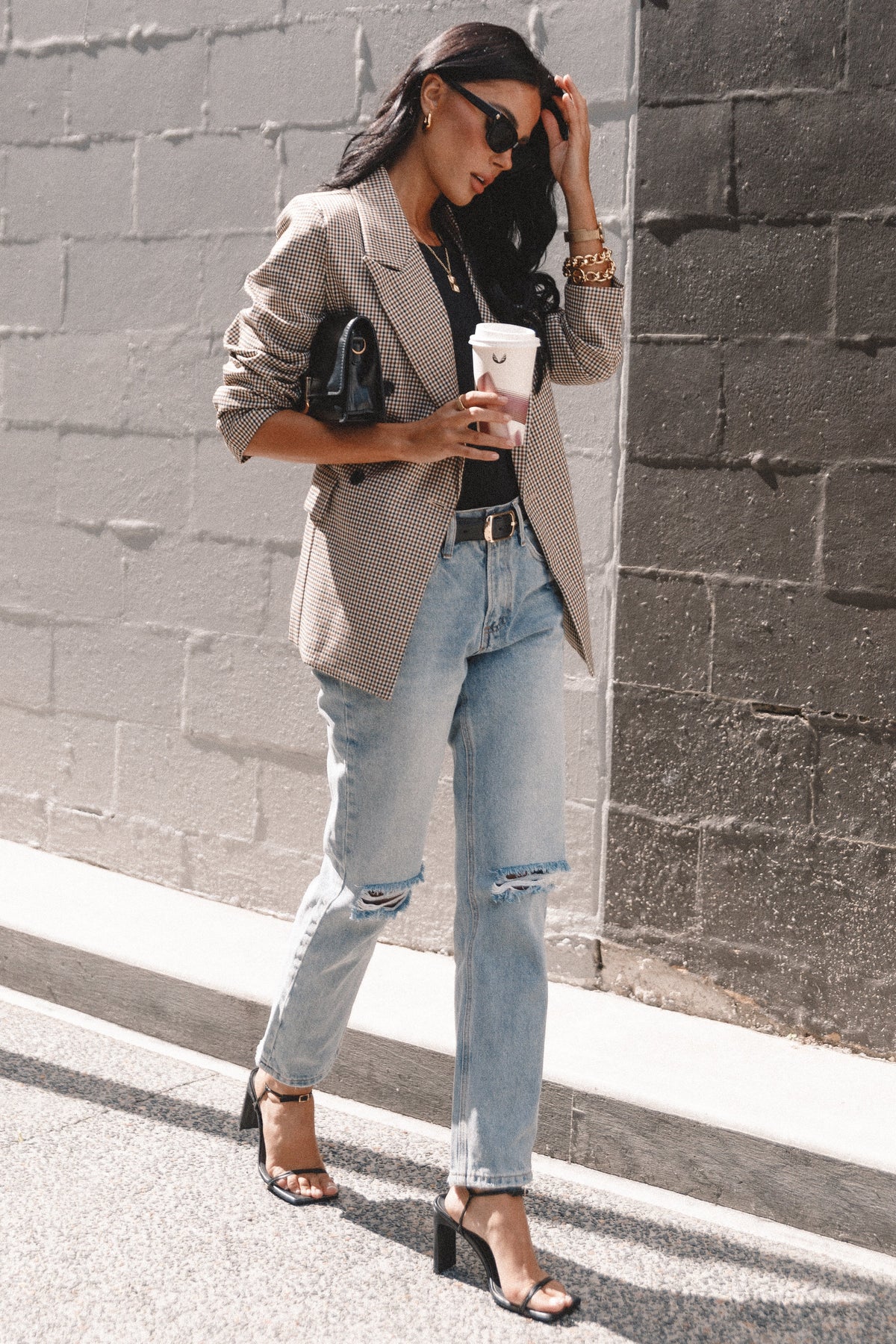 Juliette Blazer in Brown – view 3 of 10
