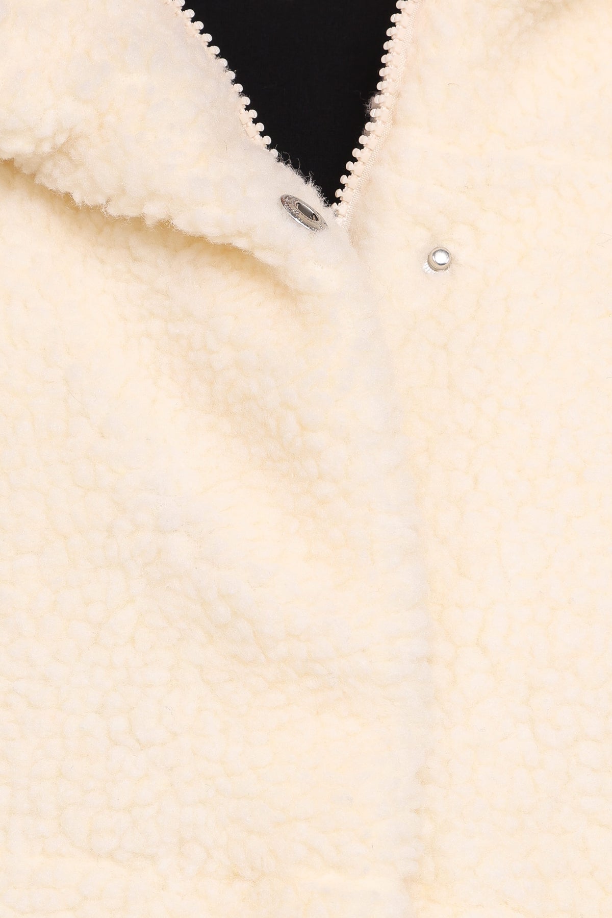 Katerina Fleece Puffer in White – view 7 of 7