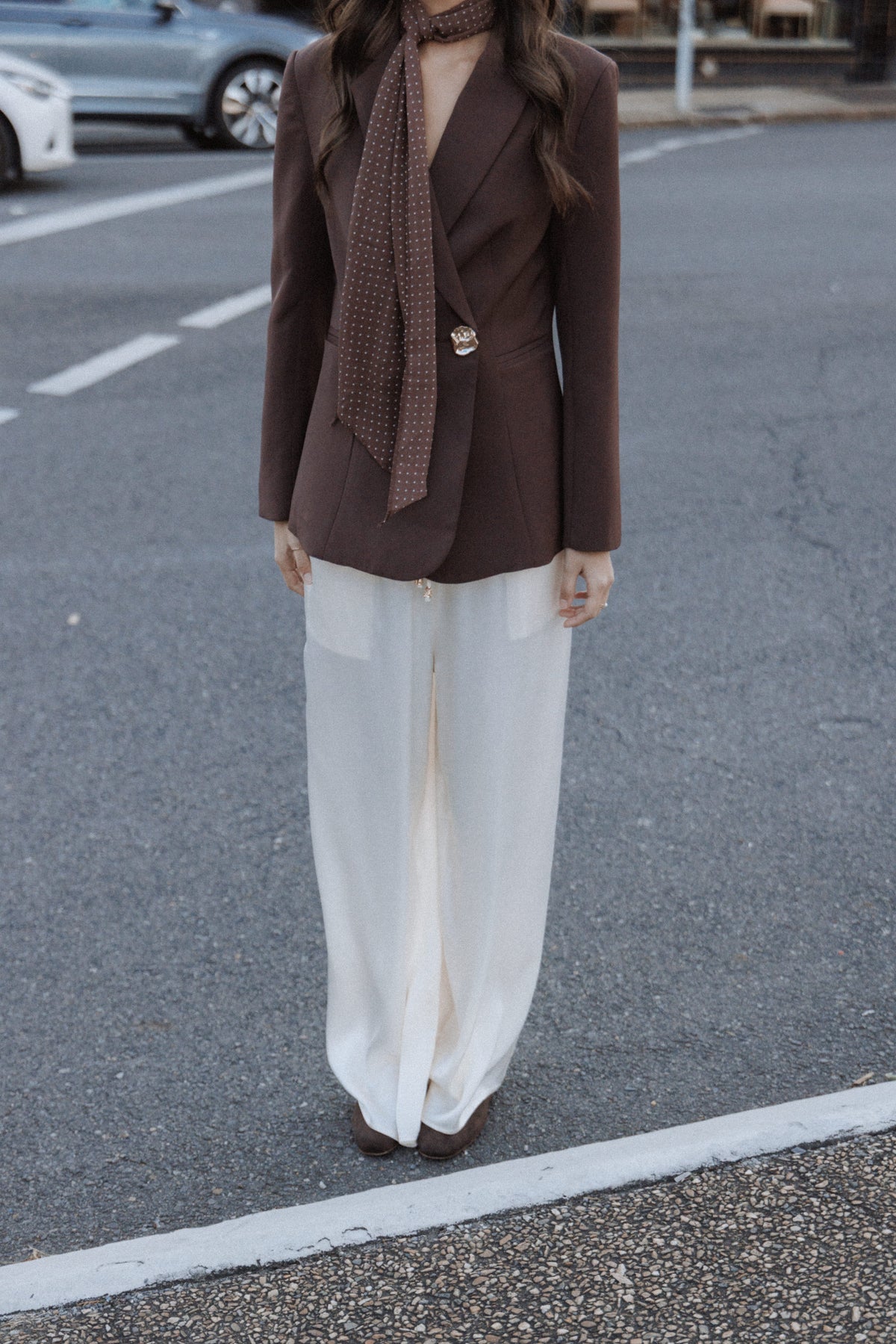 Leo Blazer in Chocolate Brown – view 1 of 8