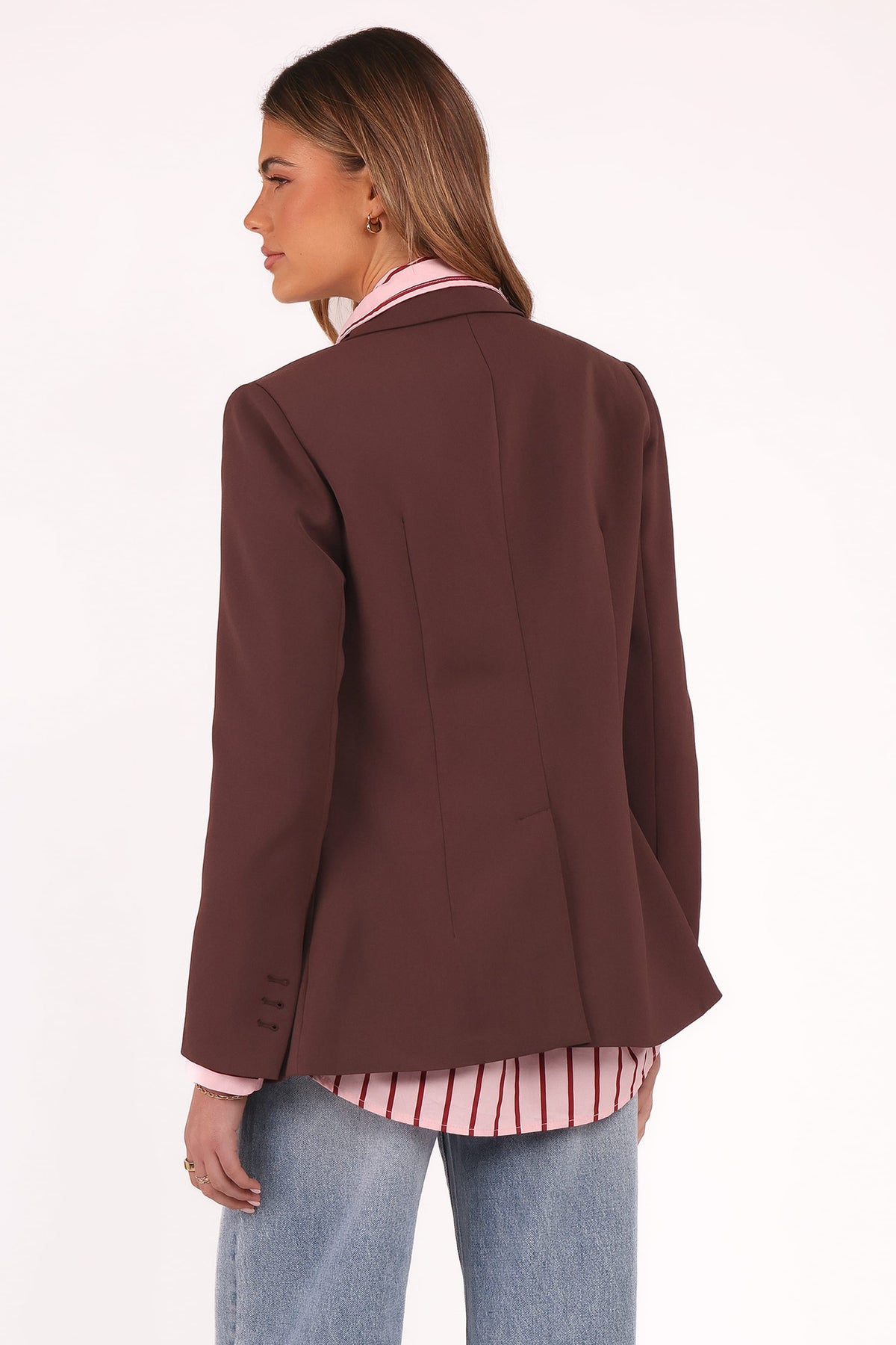 Leo Blazer in Chocolate Brown – view 5 of 8
