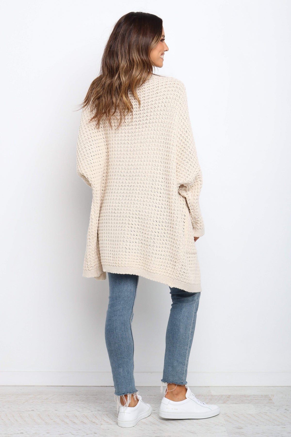 Leyonie Cardigan in Cream – view 9 of 10
