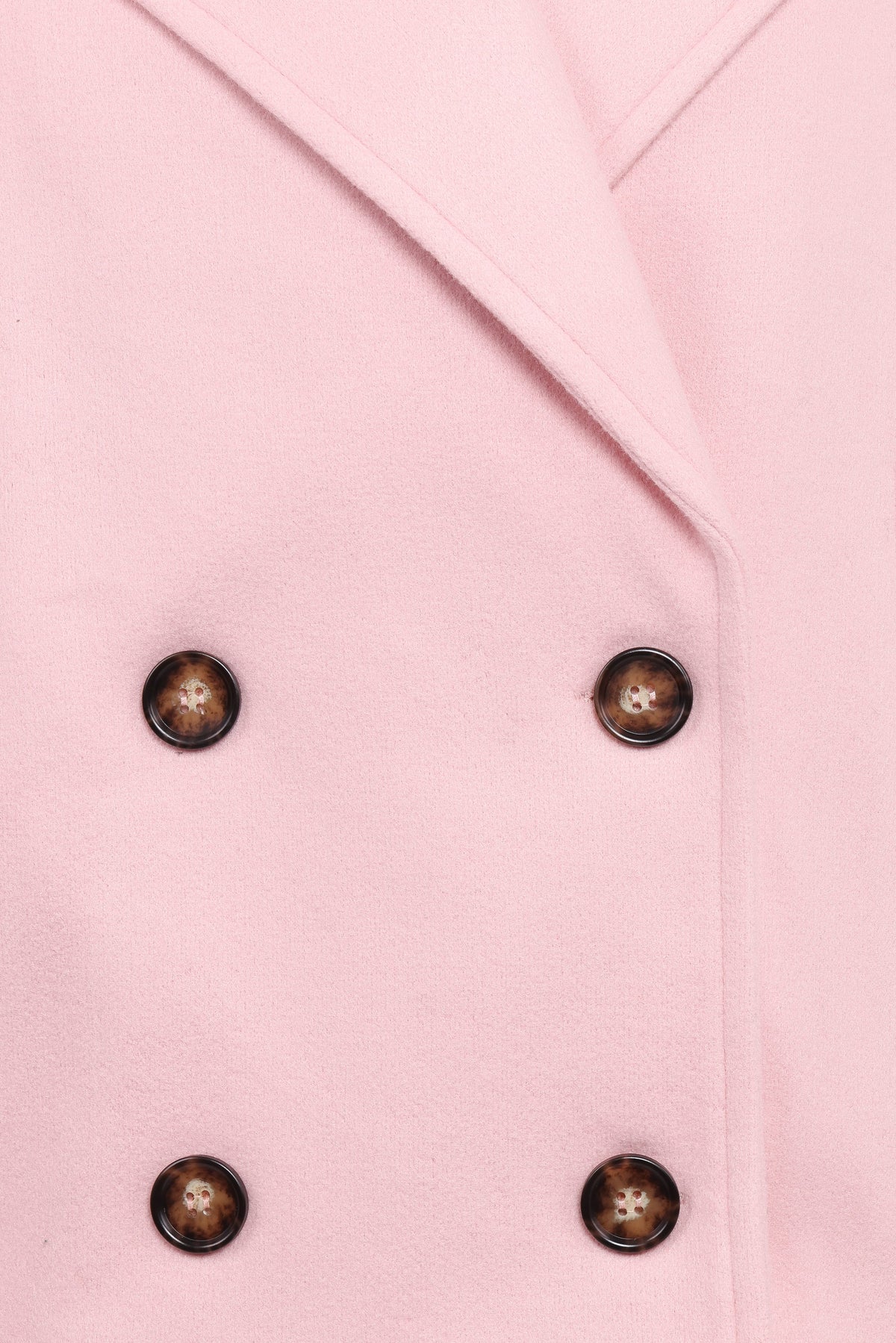 Lindy Cropped Coat in Baby Pink – view 6 of 6