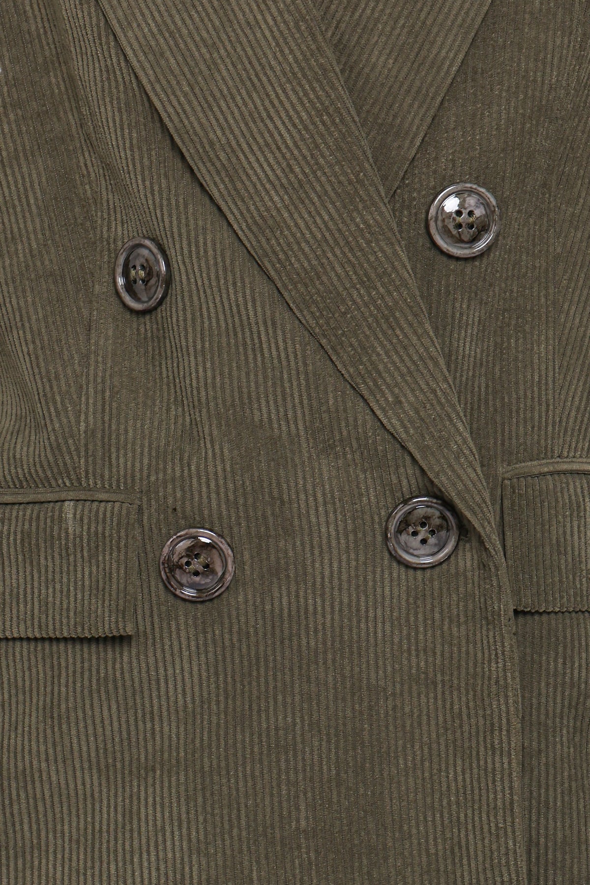 Madi Corduroy Blazer in Olive – view 7 of 7