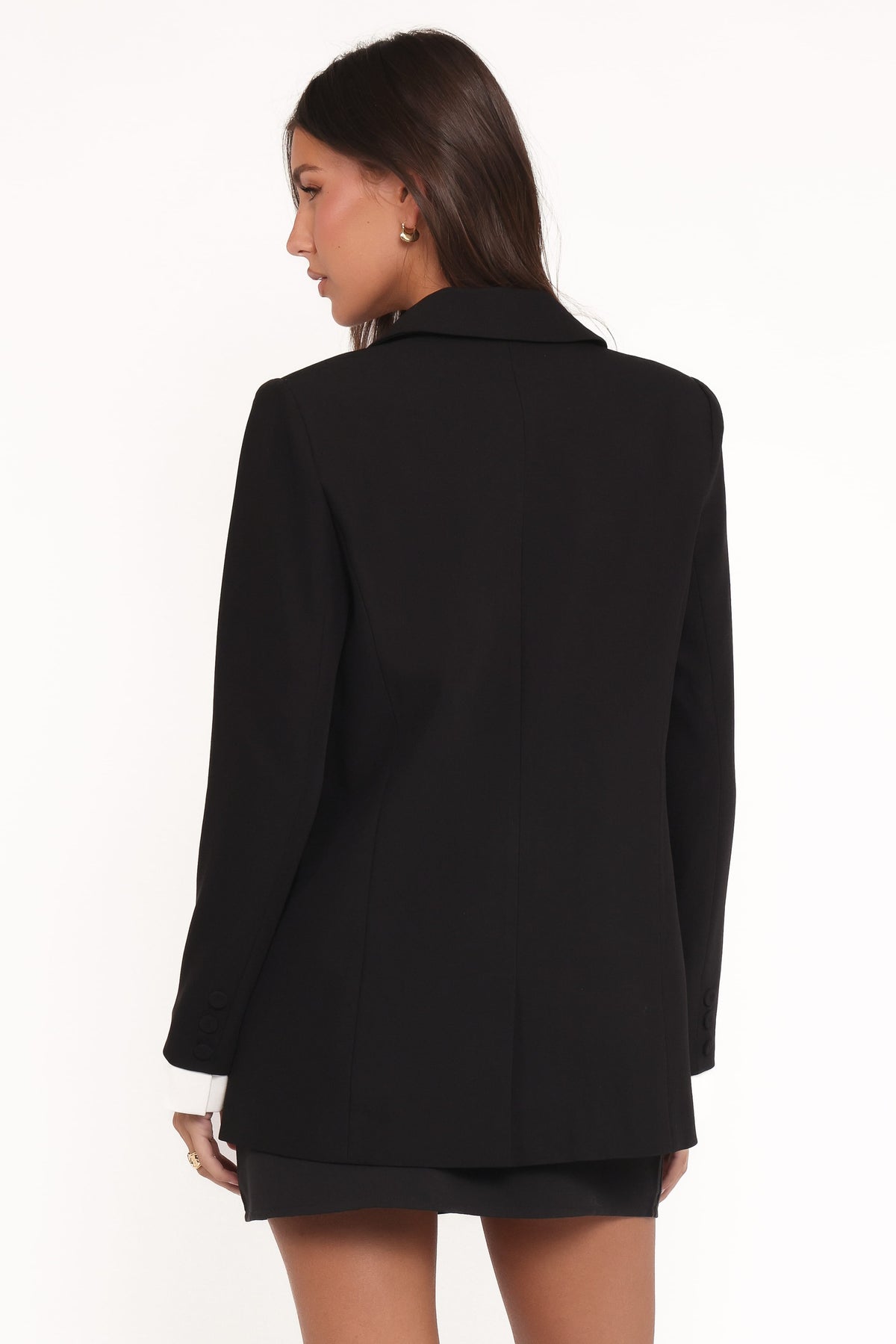 Melissa Layered Blazer in Black – view 4 of 6