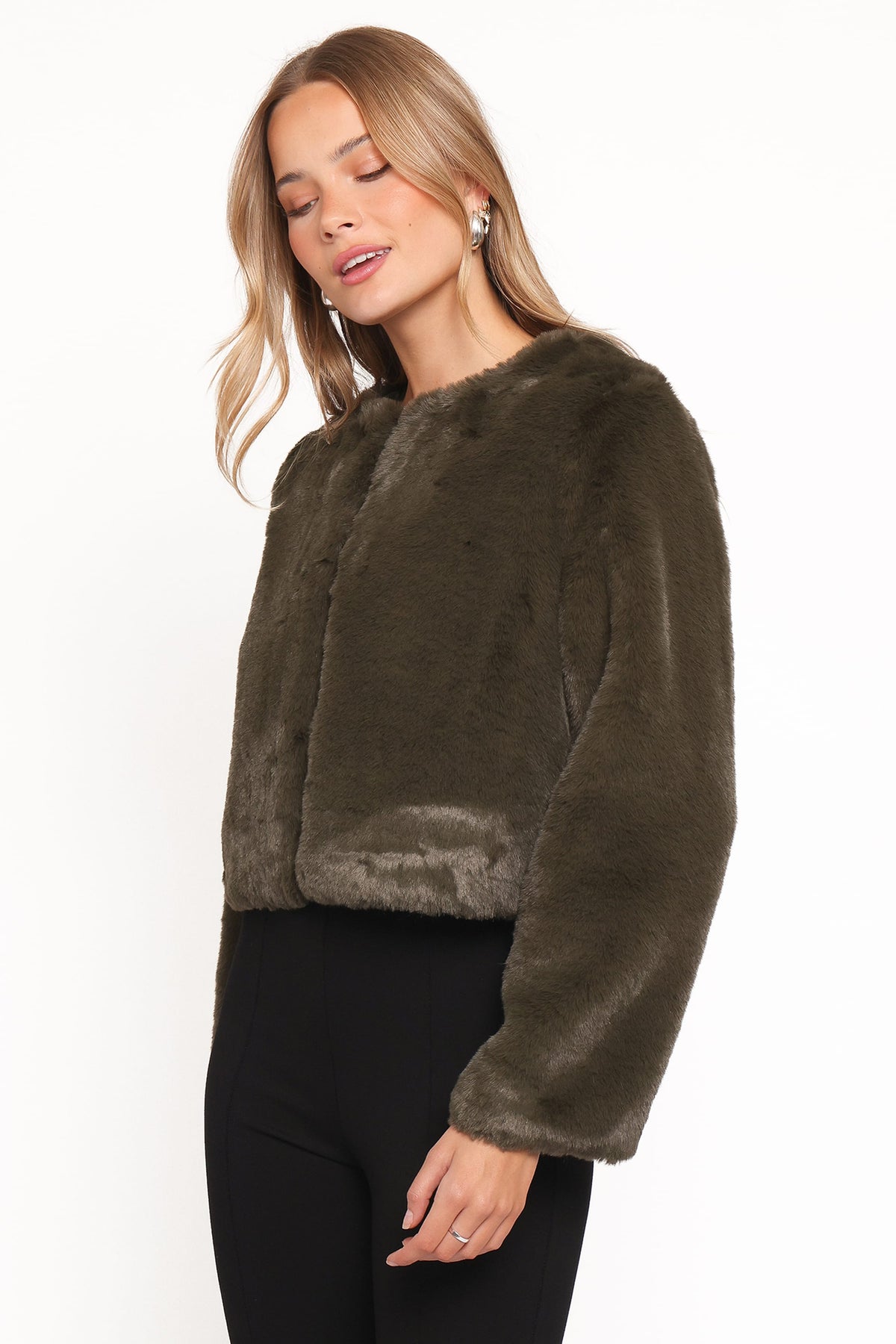 Minnie Jacket in Forest Green – view 3 of 6