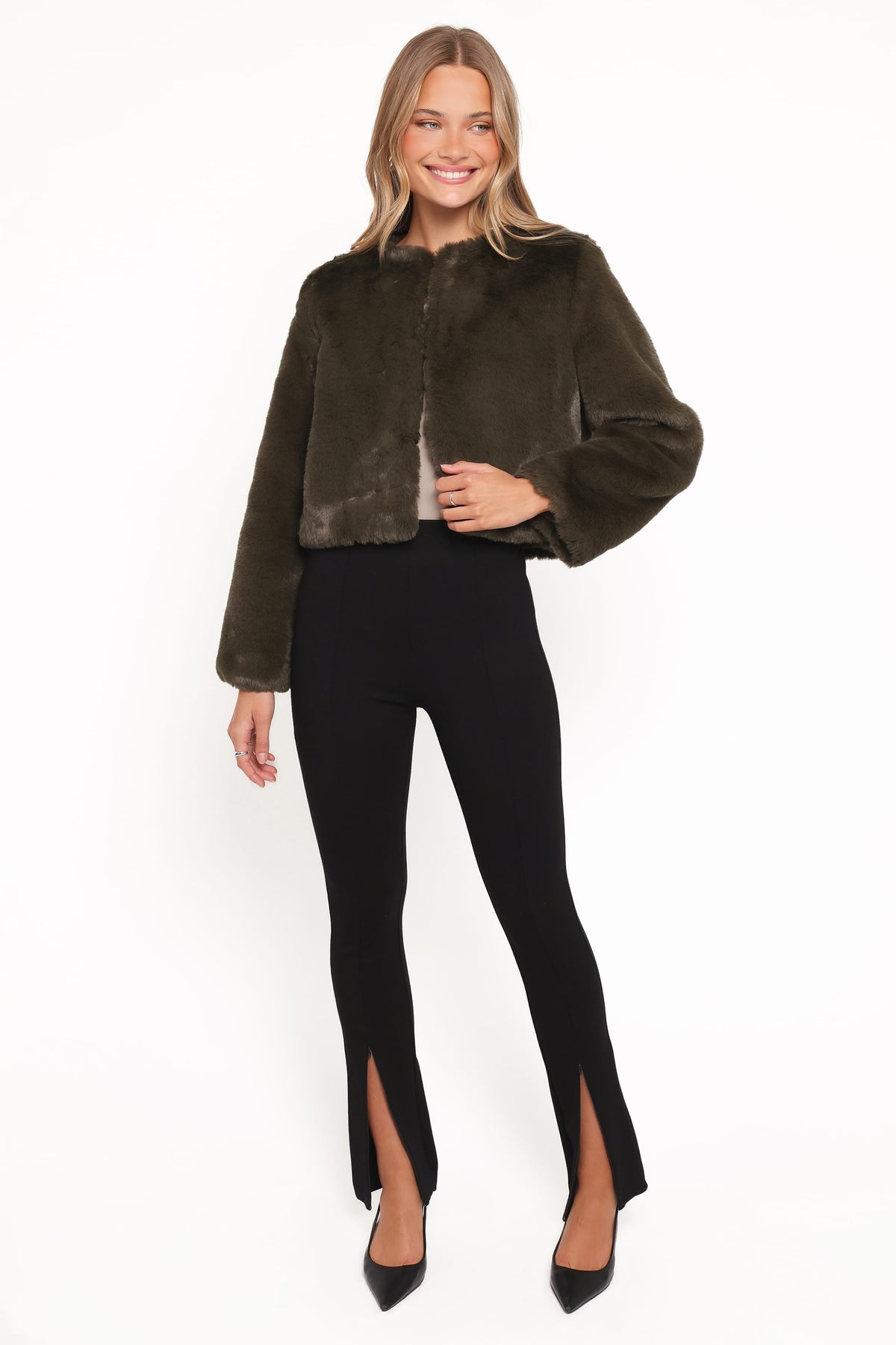 Minnie Jacket in Forest Green – view 5 of 6