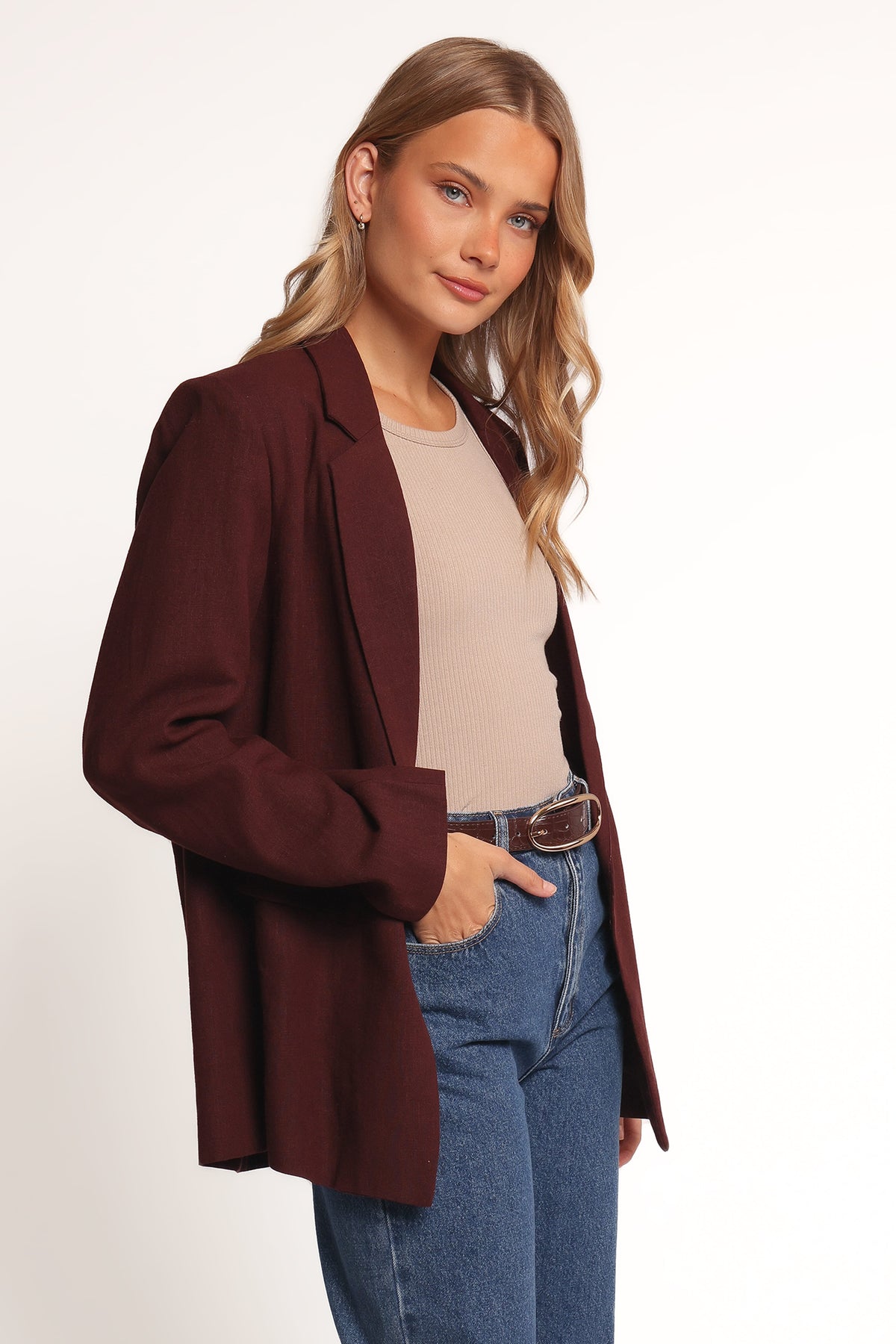 Rhodes Oversized Blazer in Espresso – view 4 of 10