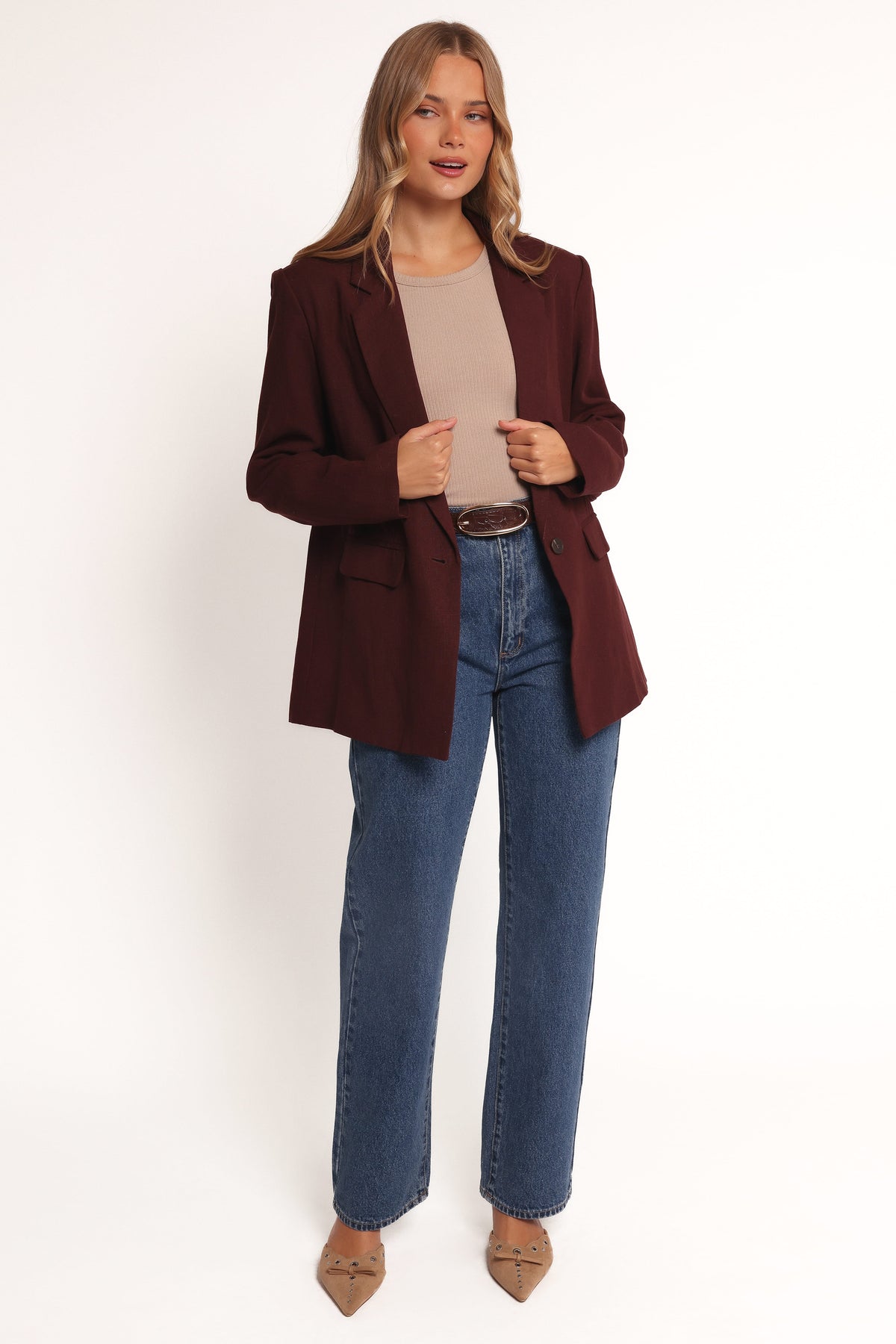 Rhodes Oversized Blazer in Espresso – view 7 of 10
