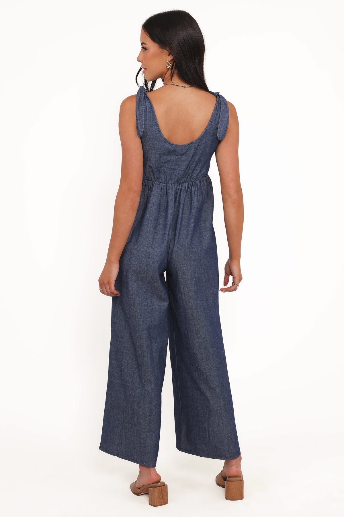 Ayla Chambray Jumpsuit in Denim – view 5 of 7