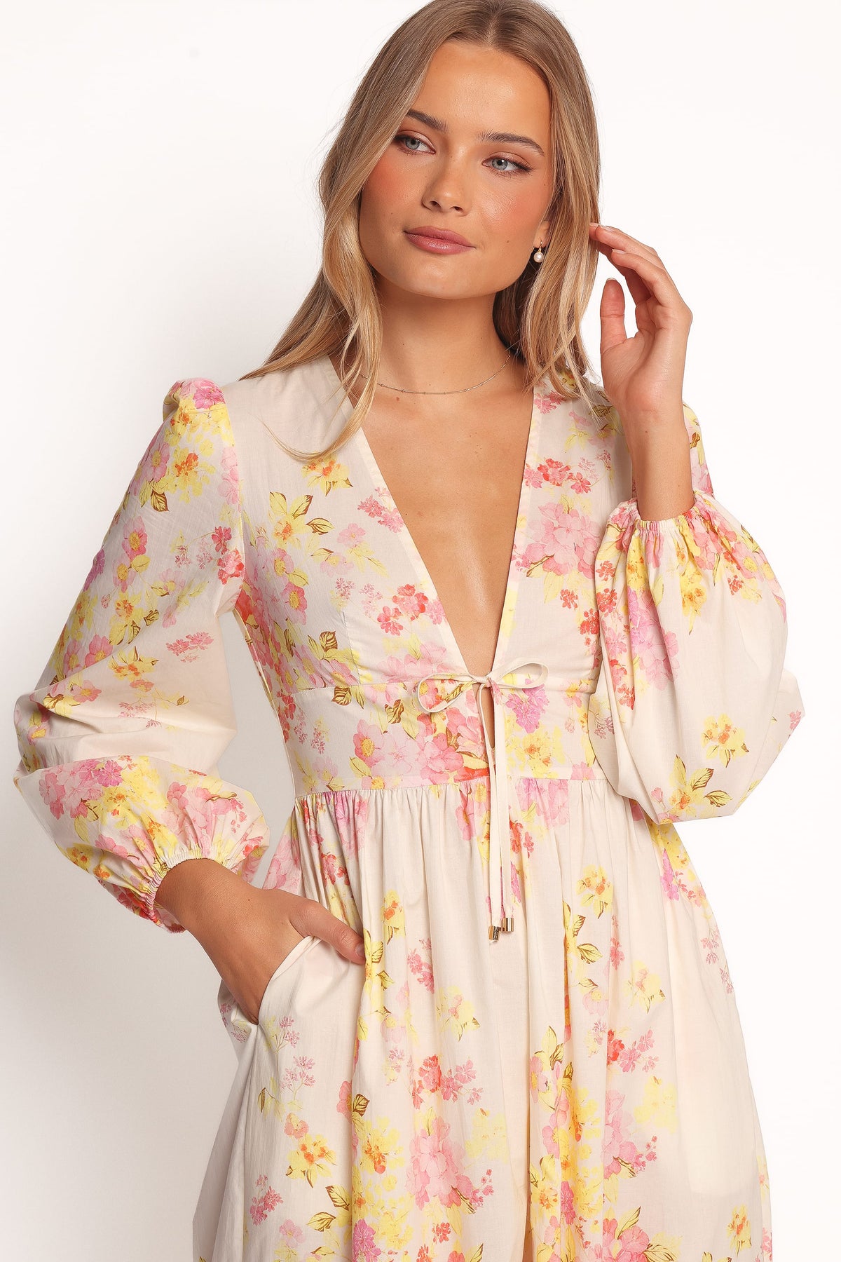 Celestine Jumpsuit in Pink Floral – view 5 of 7