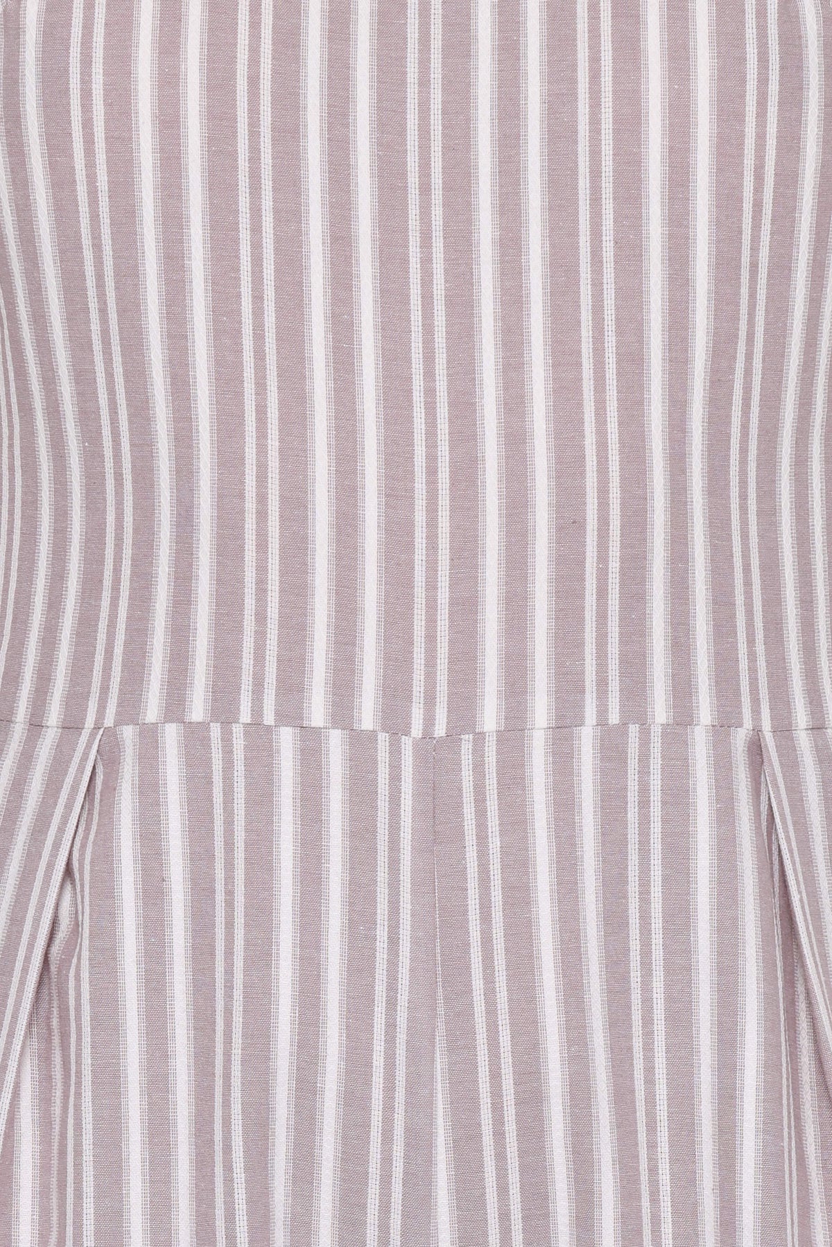 Ester Jumpsuit in Beige/White Stripe – view 6 of 6