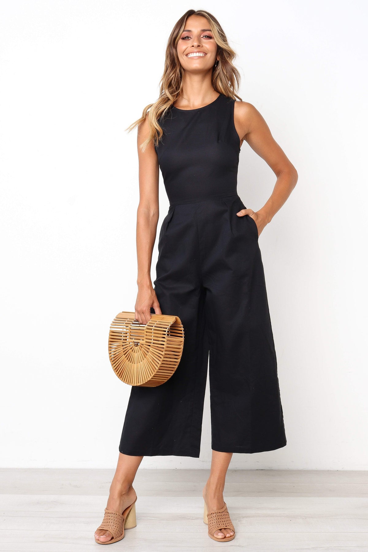 Ester Jumpsuit in Black – view 3 of 13
