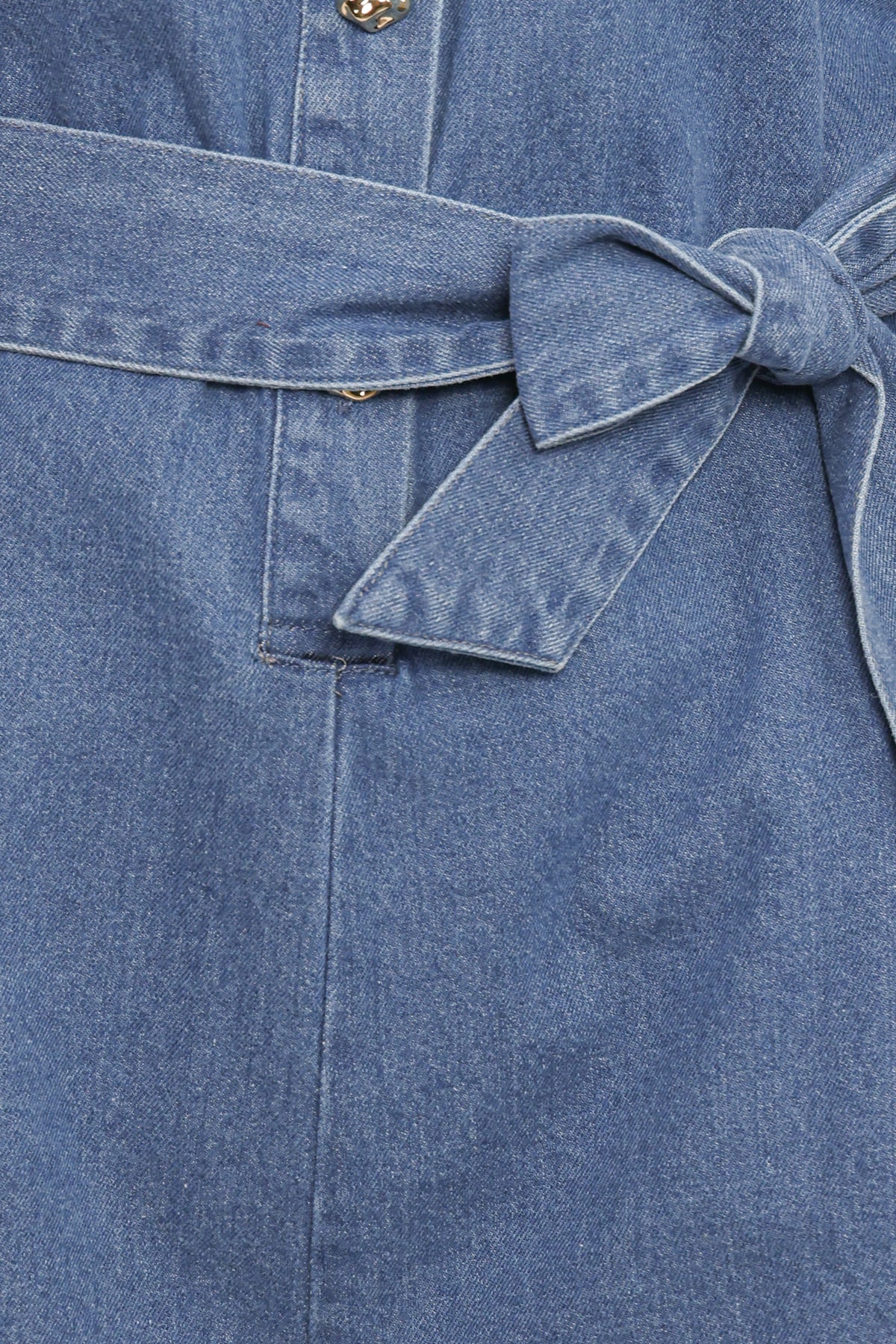 Hailey Denim Romper in Indigo – view 7 of 7