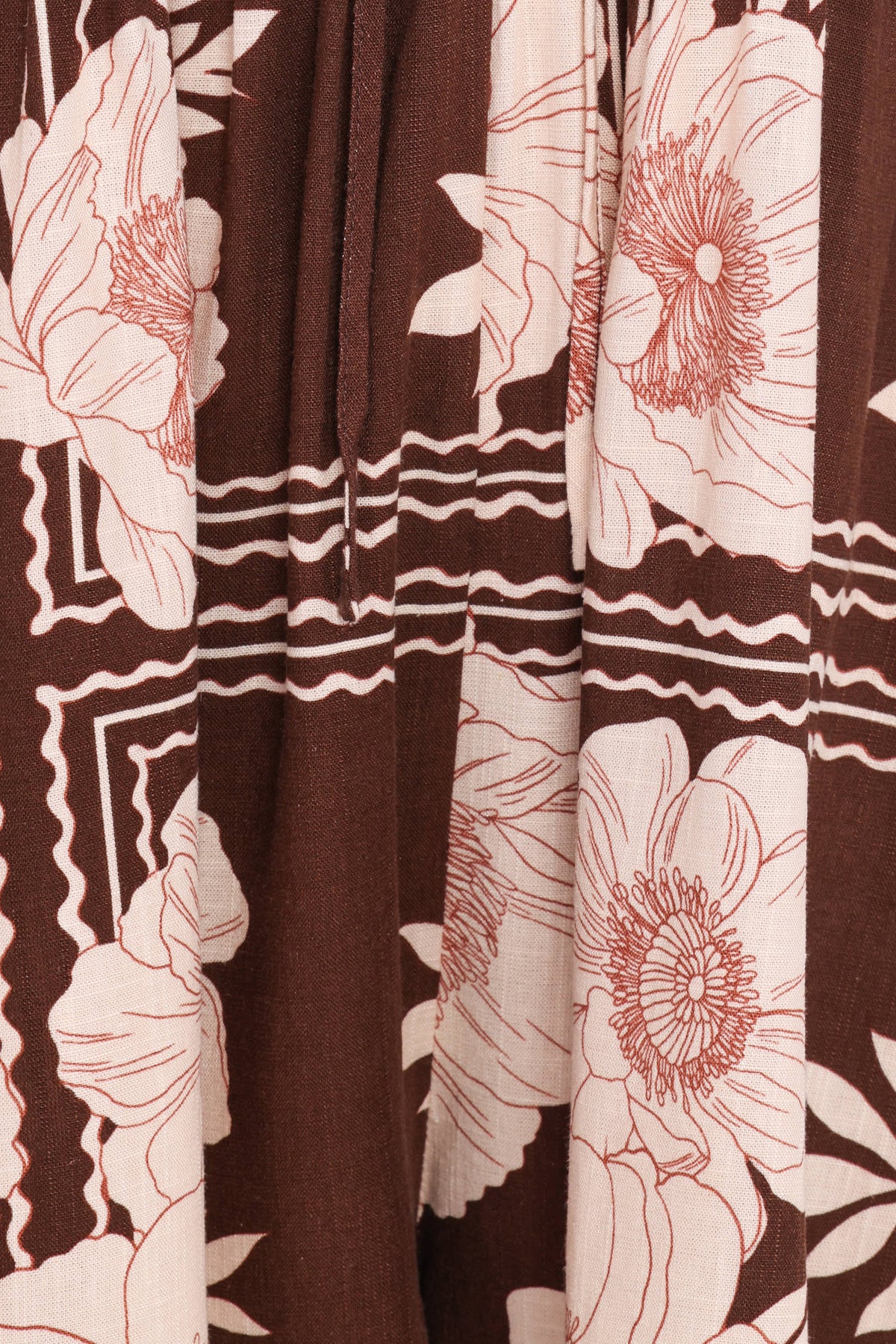 Henley Romper in Brown Floral – view 7 of 7