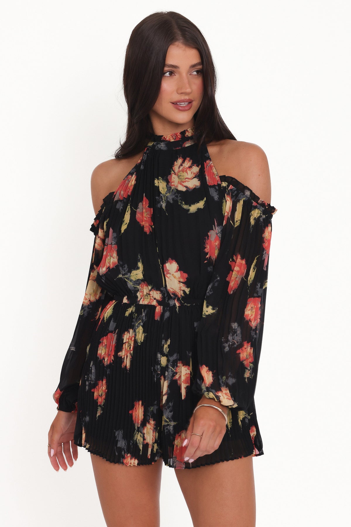 Hillary Romper in Black Floral – view 2 of 8