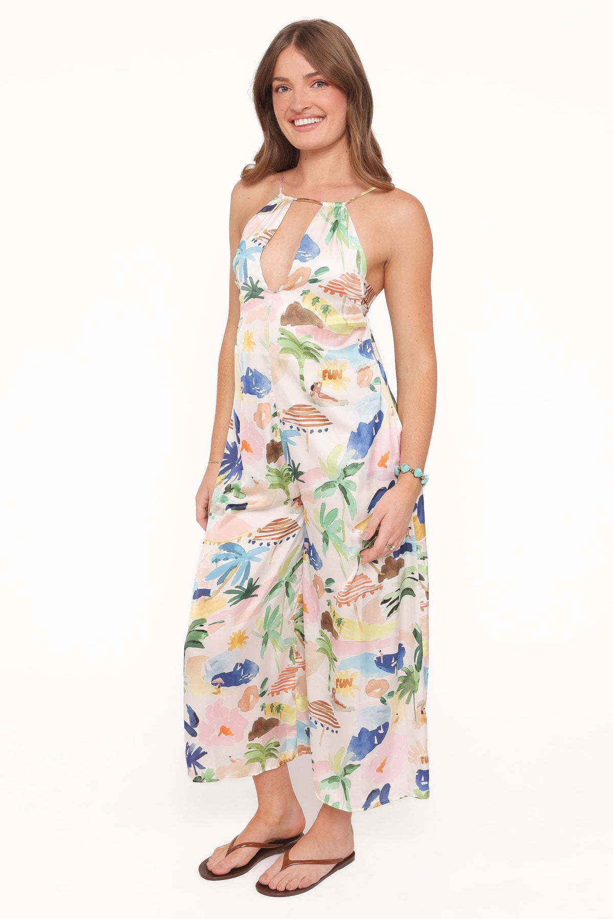 Jess Jumpsuit in Cream Resort Isle – view 3 of 7