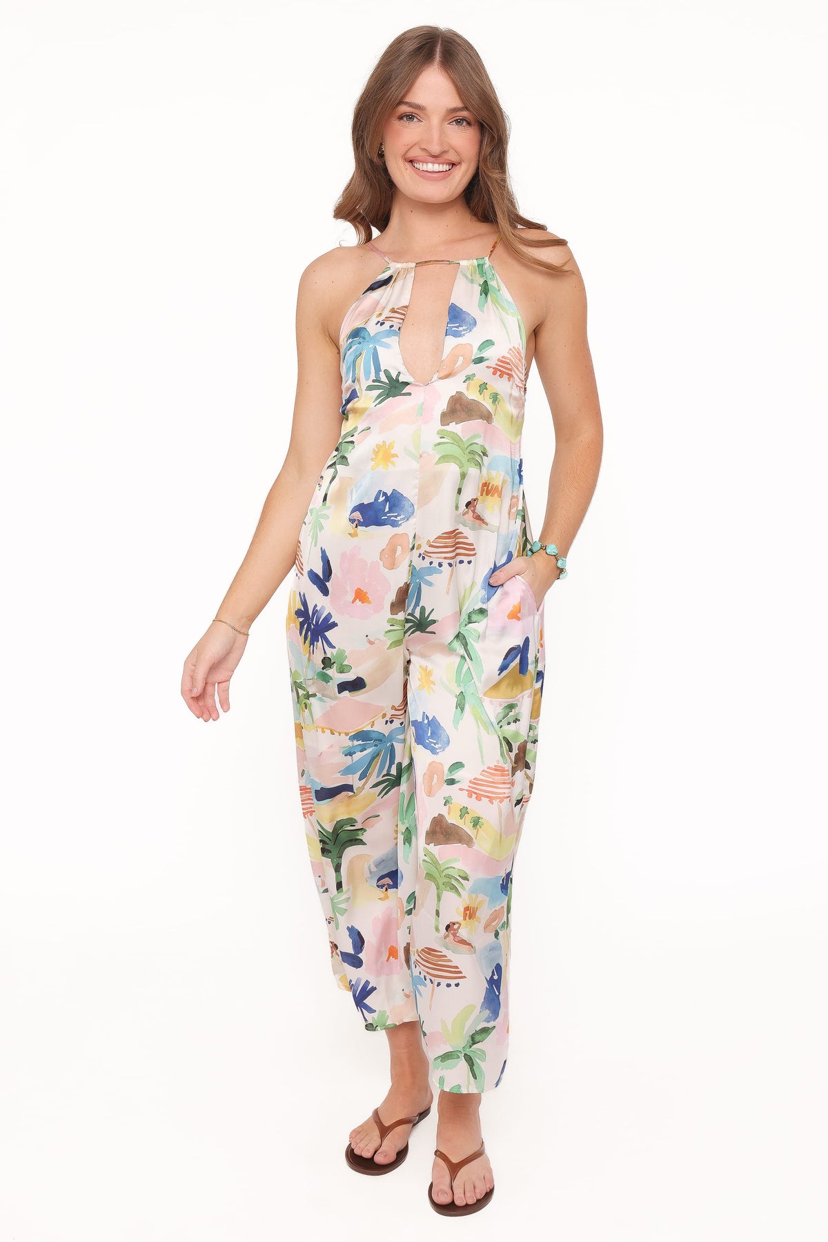Jess Jumpsuit in Cream Resort Isle – view 6 of 7