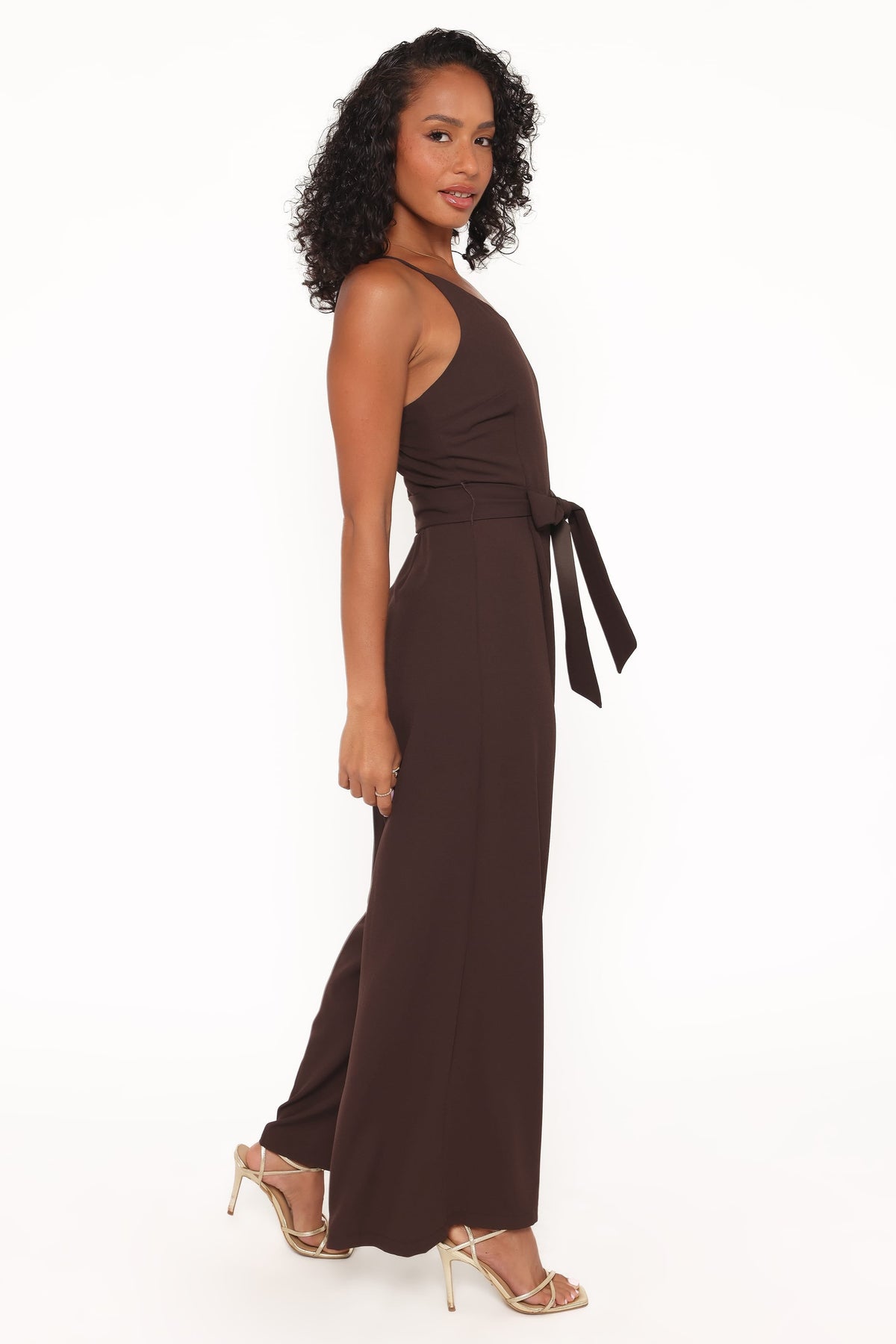 Leyton Jumpsuit in Chocolate Brown – view 3 of 6