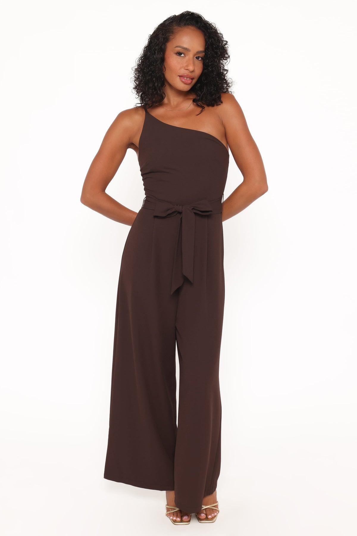 Leyton Jumpsuit in Chocolate Brown – view 5 of 6
