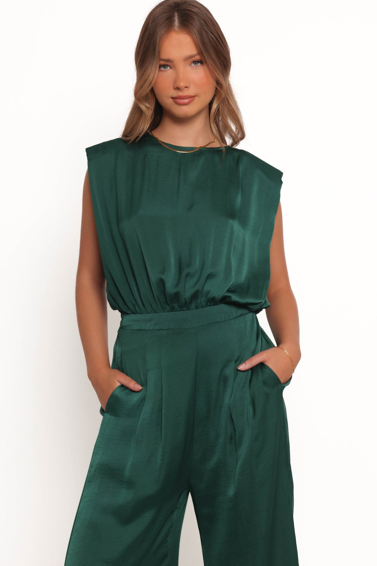 Rema Jumpsuit in Dark Green – view 6 of 7