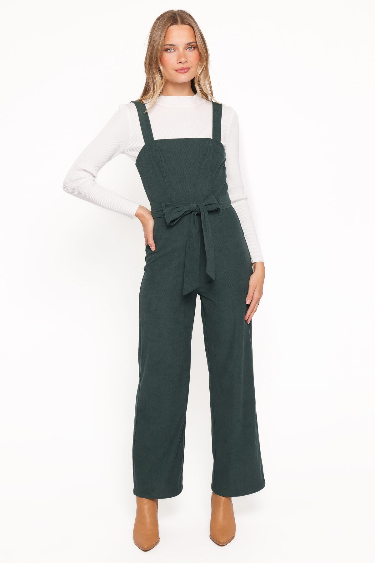 Selene Corduroy Jumpsuit in Green – view 6 of 6