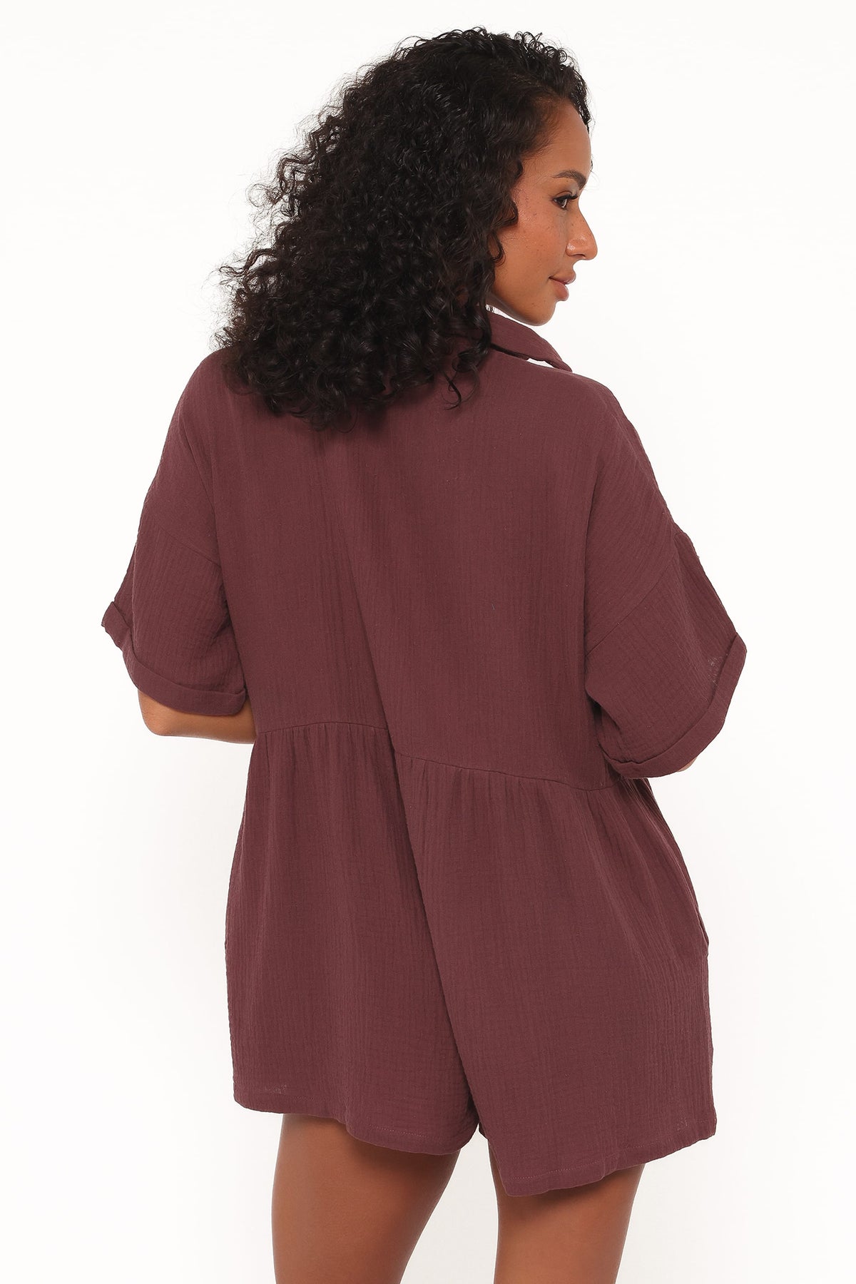Winny Romper in Chocolate – view 4 of 6