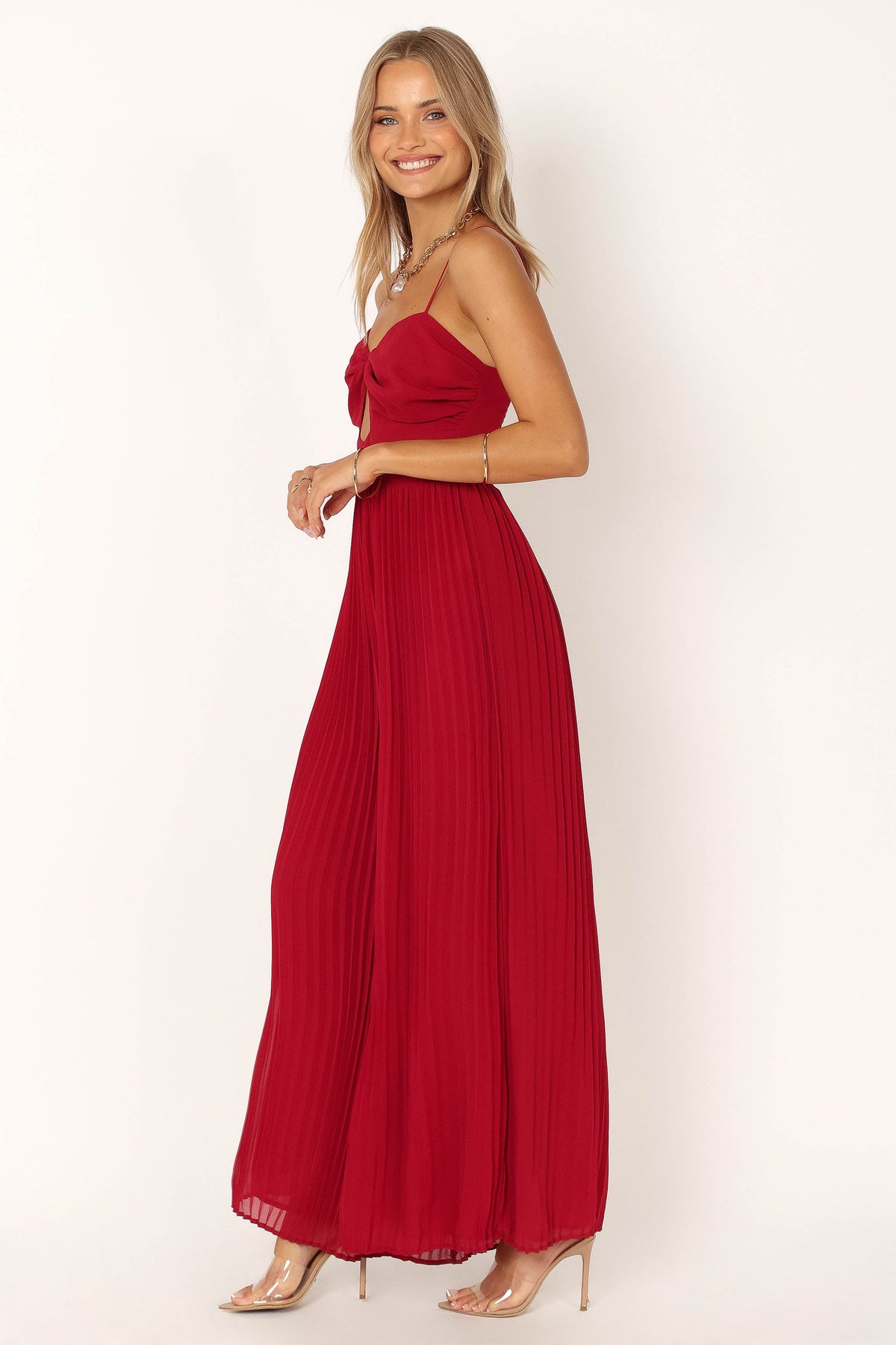 Alice Wide Leg Jumpsuit in Red – view 6 of 10